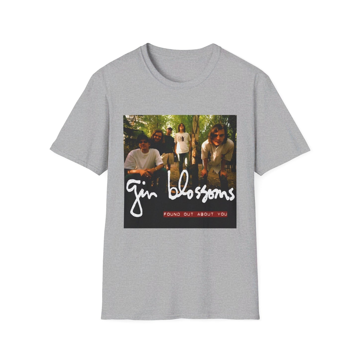 gin blossoms 1989 found out about you single tshirt