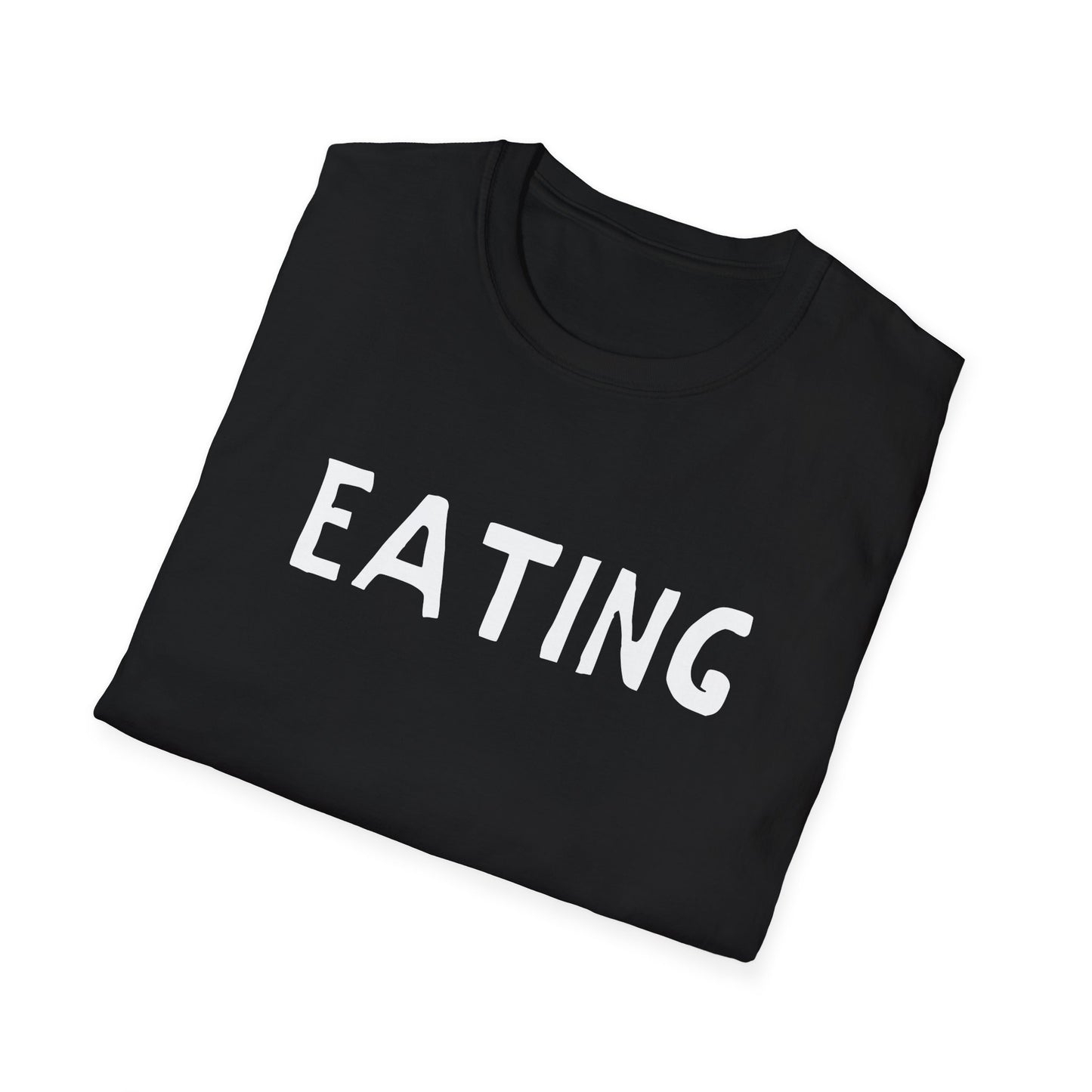 eating hand drawn font tshirt