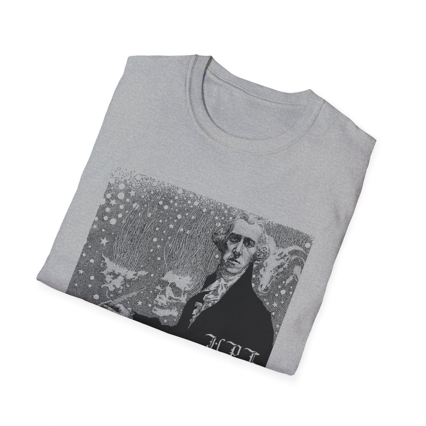 1937 illustration of hp lovecraft by virgil finlay tshirt