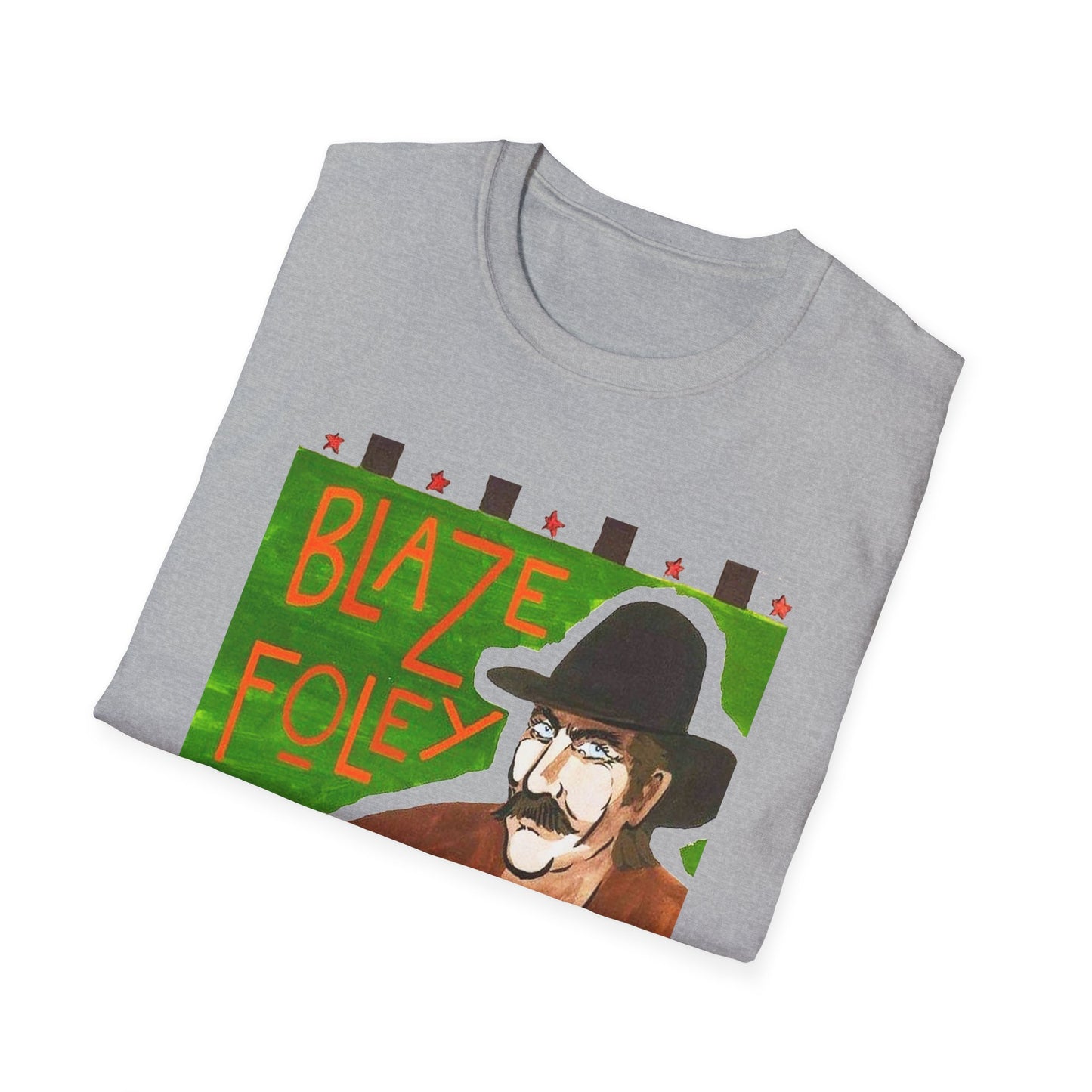 blaze foley sittin' by the road album stretched graphic tshirt