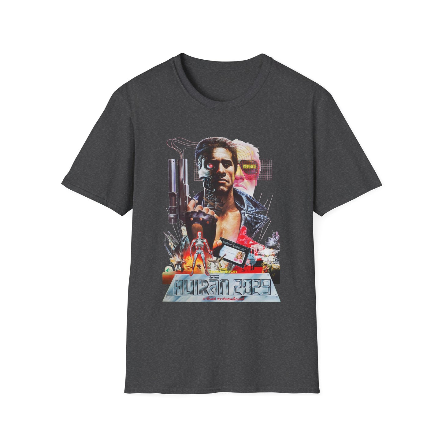the terminator 1984 thailand movie poster tshirt