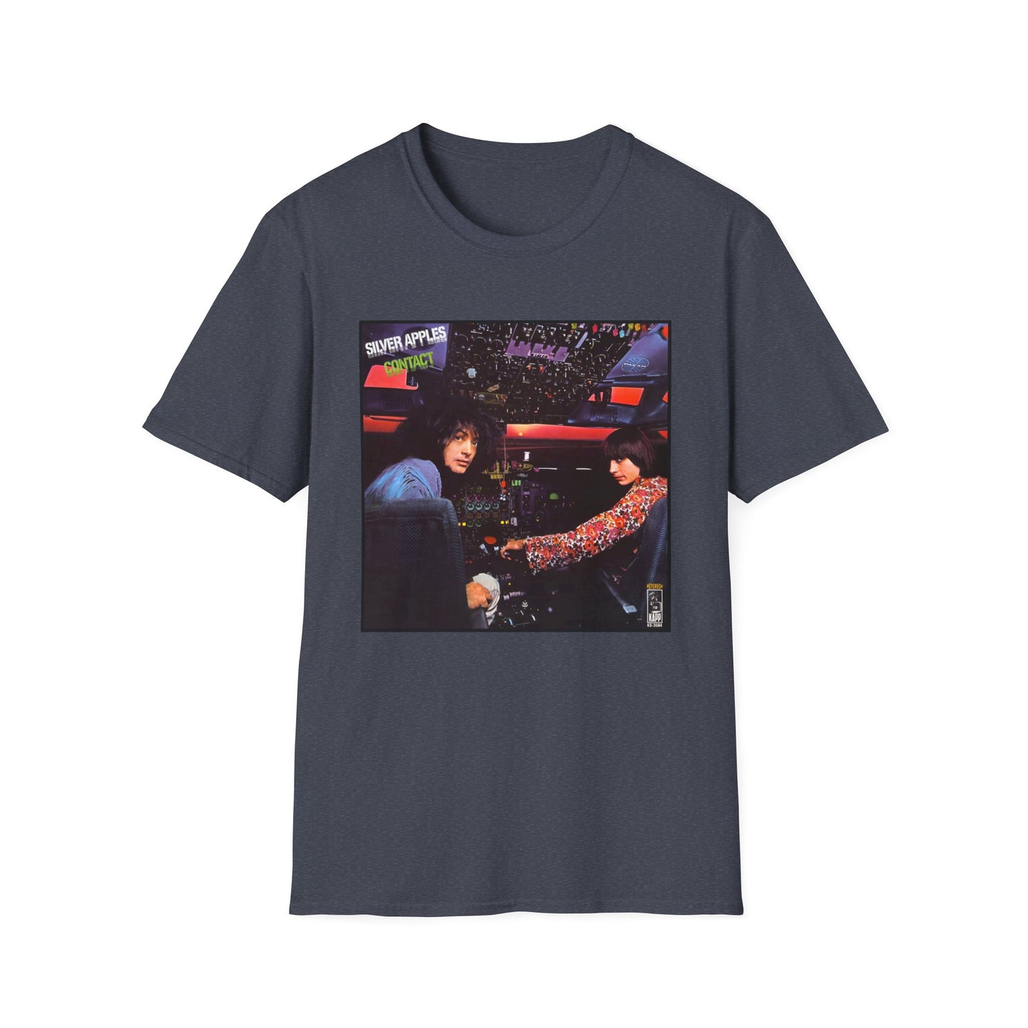 silver apples 1969 album contact tshirt