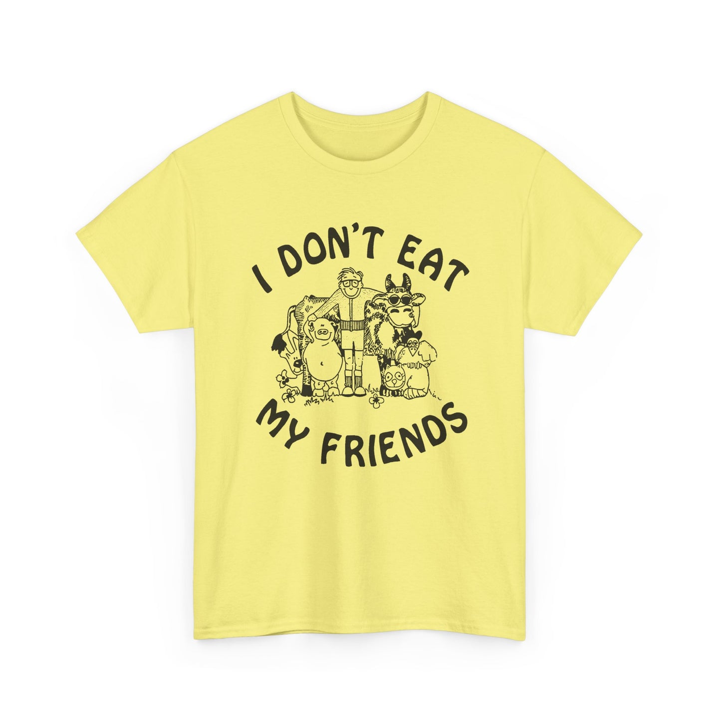 vintage i don't eat my friends as worn by elvira mistress of the dark reproduction tshirt