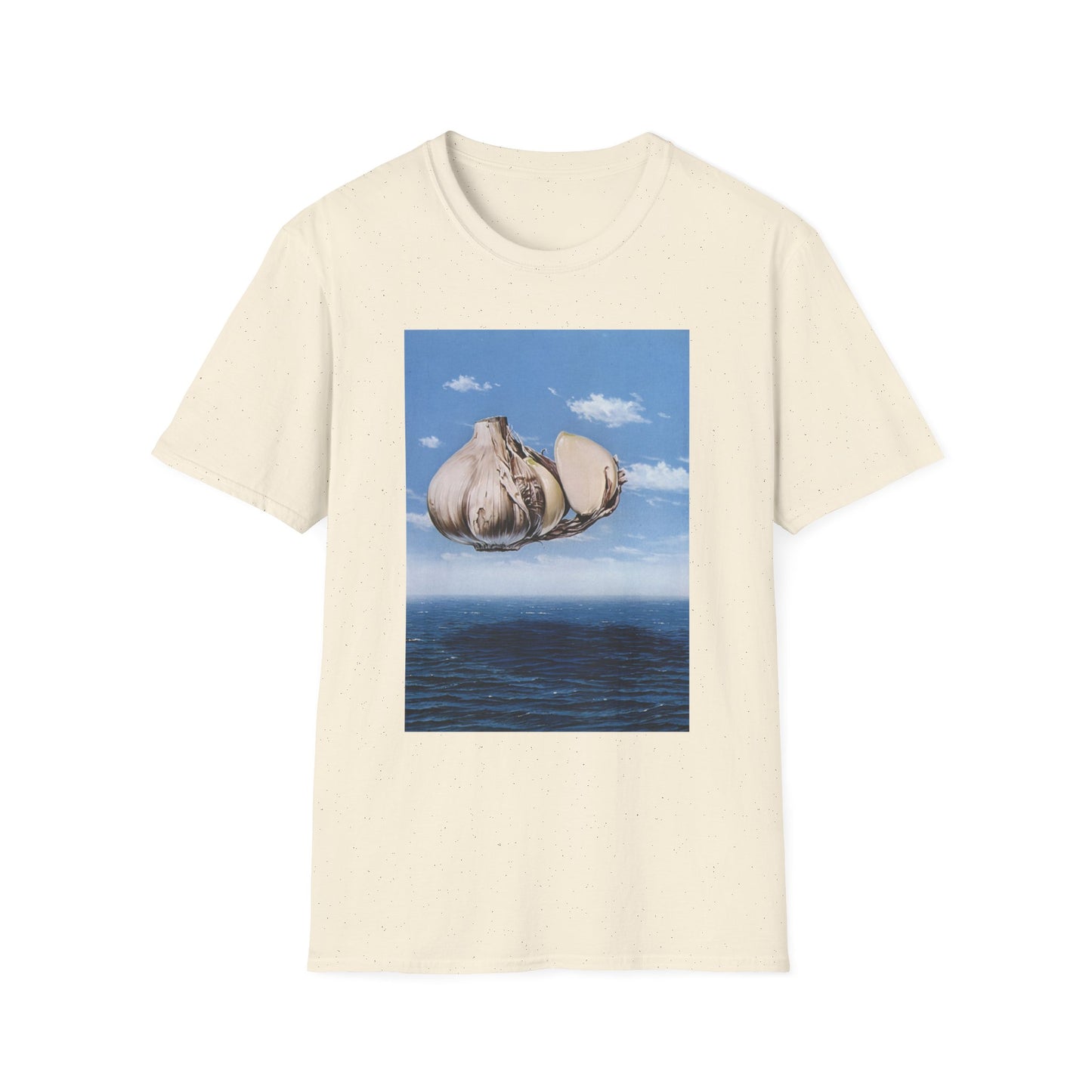 early 70s kazuo haba garlic painting tshirt