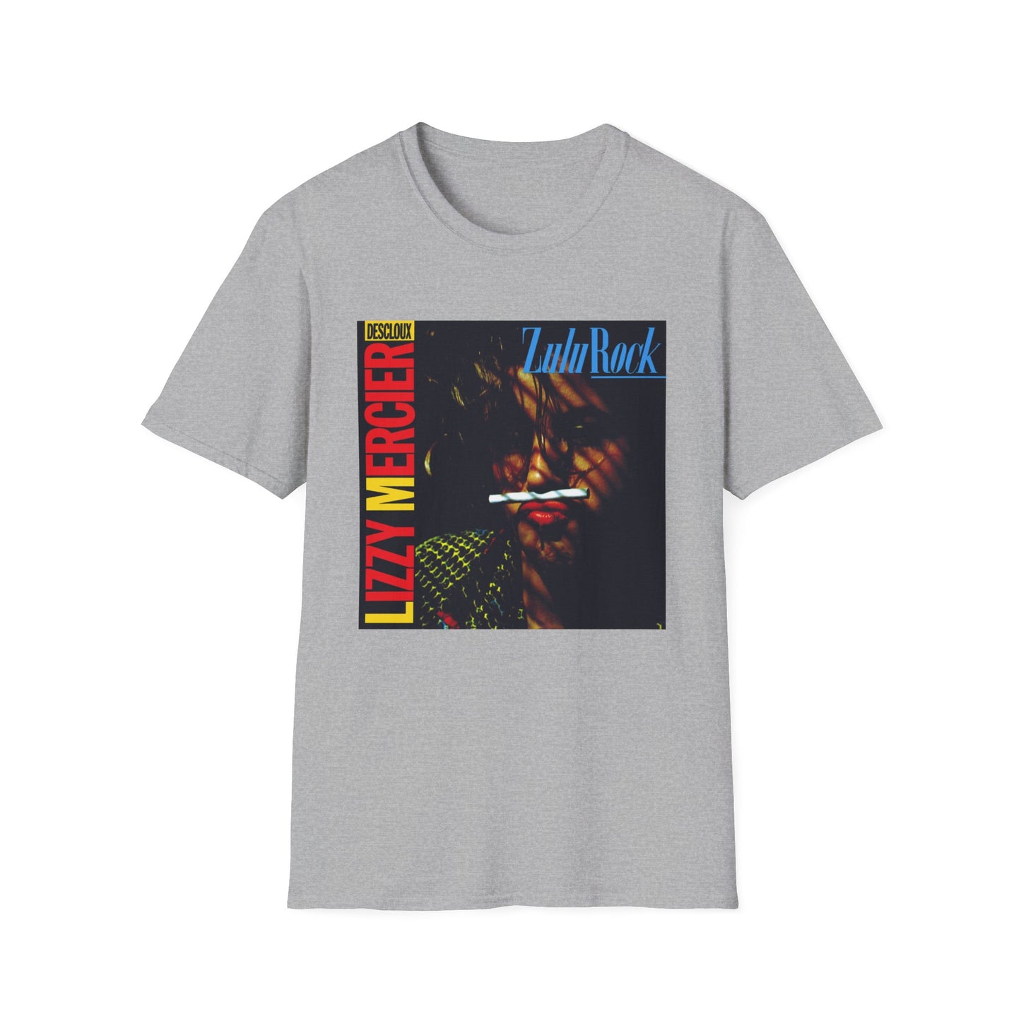 lizzy mercier descloux 1984 zulu rock album cover tshirt