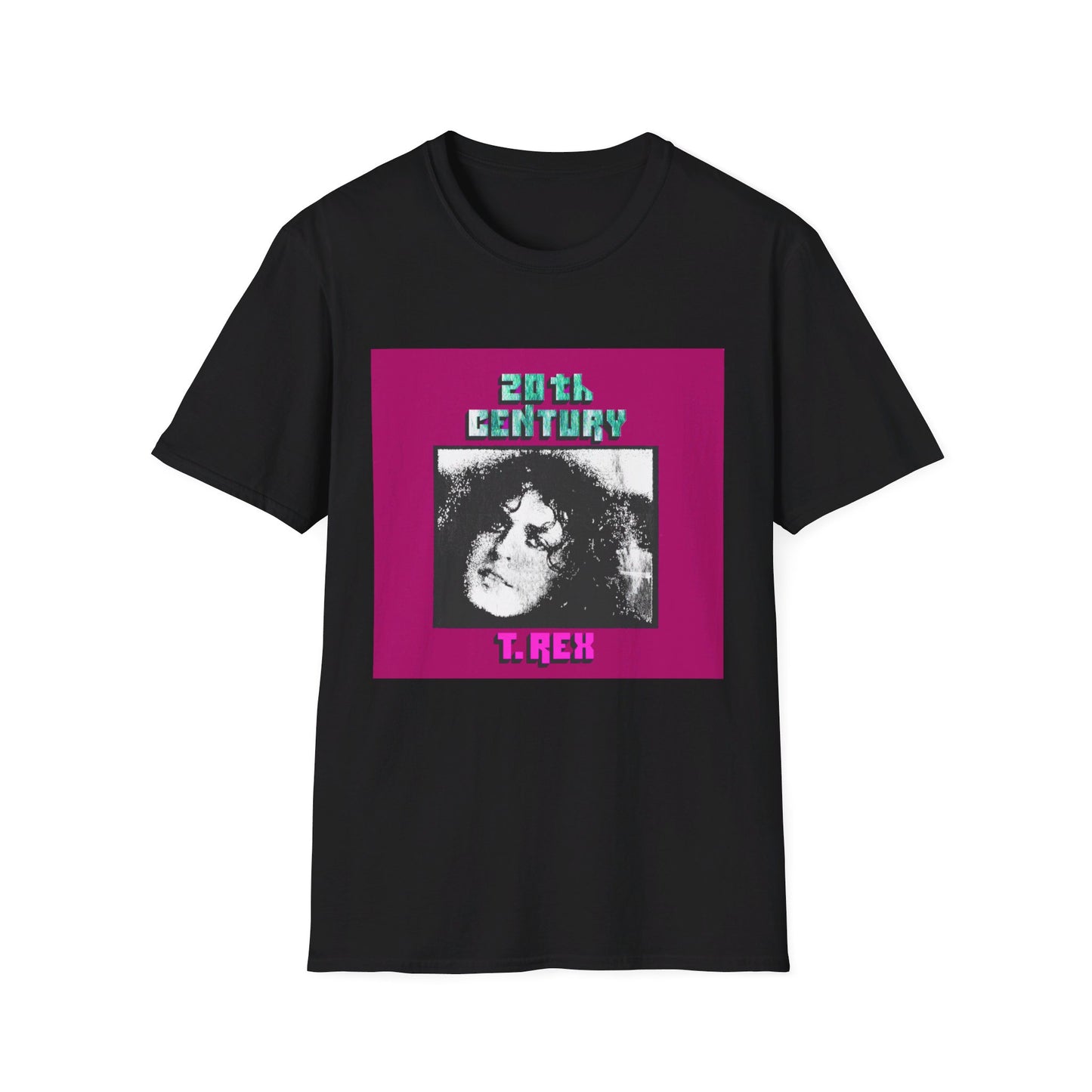 t. rex 1973 20th century alternate colour album tshirt