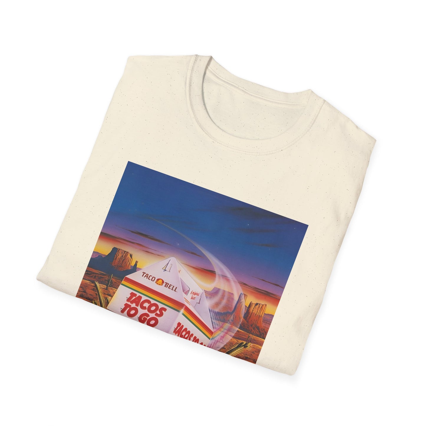 1980s retro taco bell advertisement tshirt