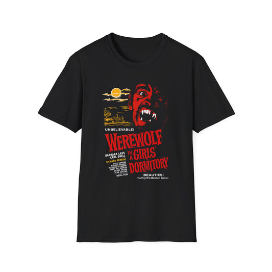 1961 italian horror werewolf in a girls' dormitory tshirt