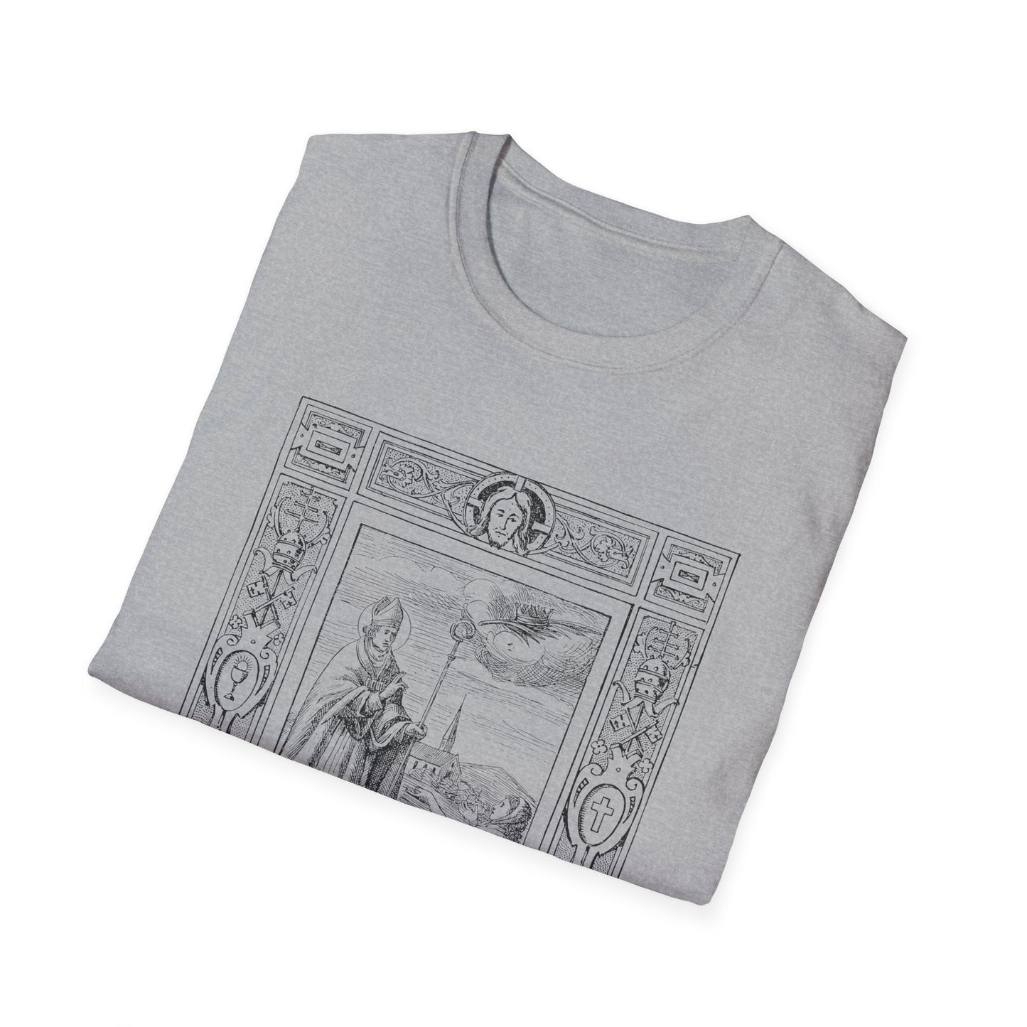 saint valentine healing epilepsy illustrated by dr. frantisek ehrmann circa 1899 tshirt