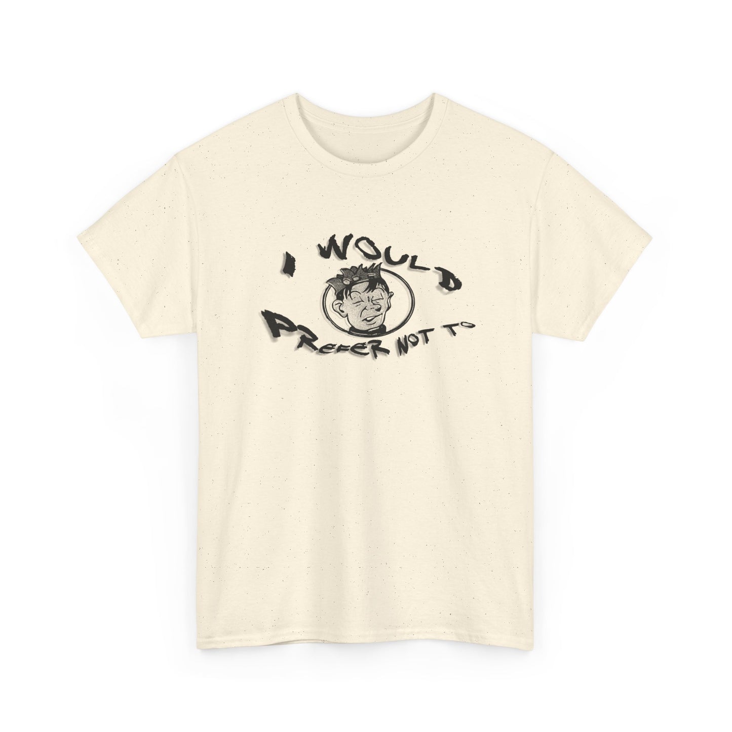 bartleby the scrivener and souphead jones mashup I would prefer not to tshirt