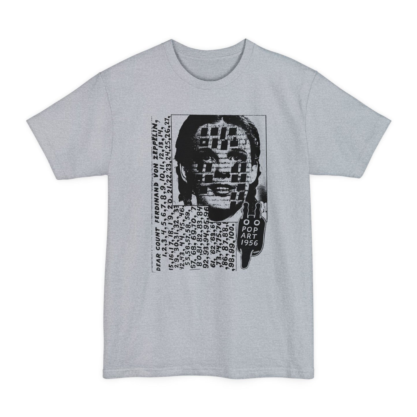 oversized dorothy gale mail pop art by ray johnson reproduction unisex tall beefy tshirt