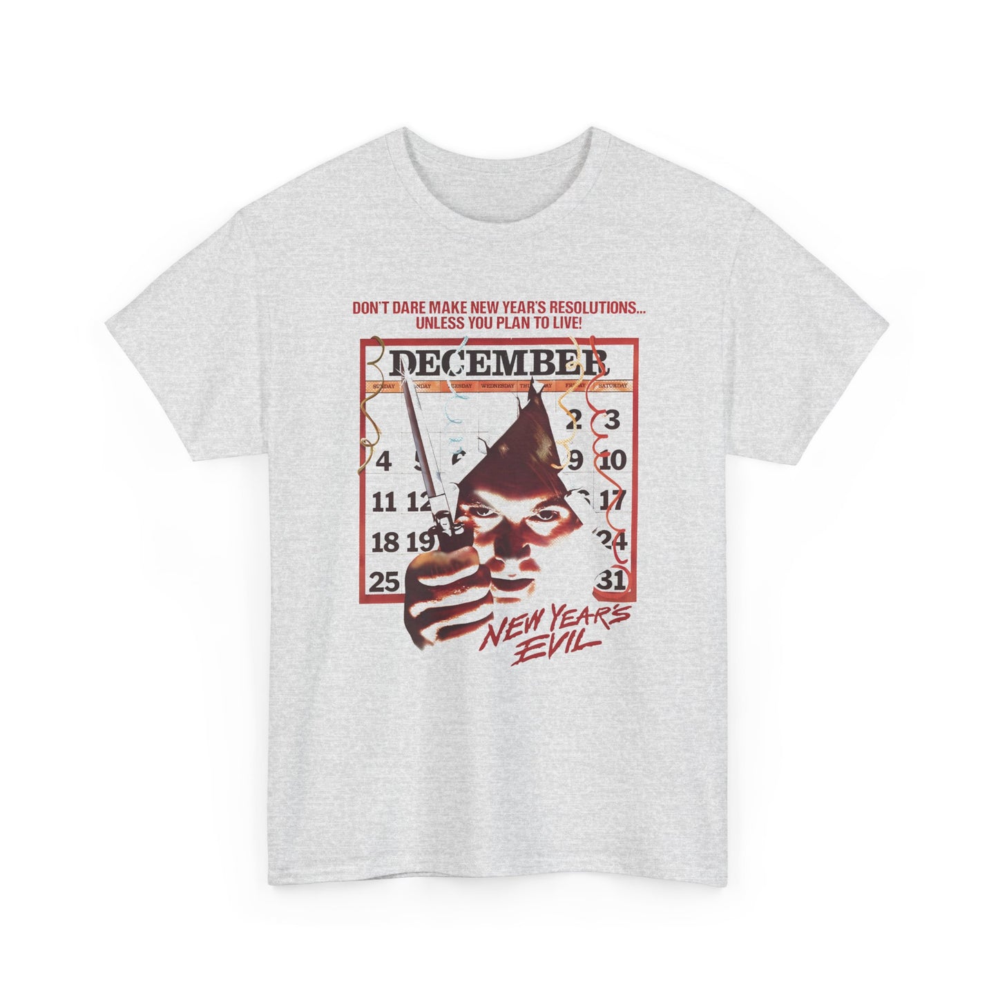 1980 new year's evil movie poster custom reproduction tshirt