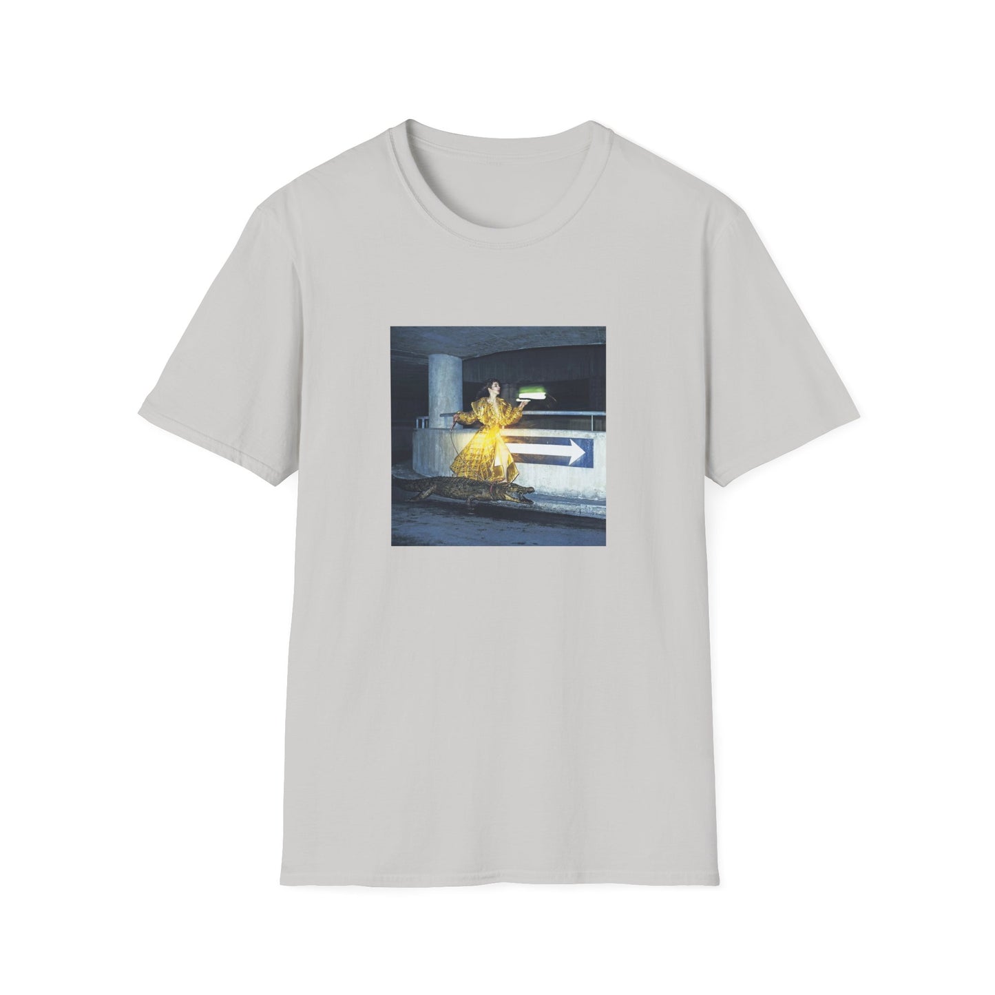 kate bush walking a crocodile in fong leng through the barbican car park tshirt