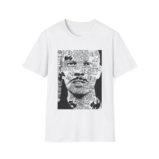 ray johnson's face tshirt