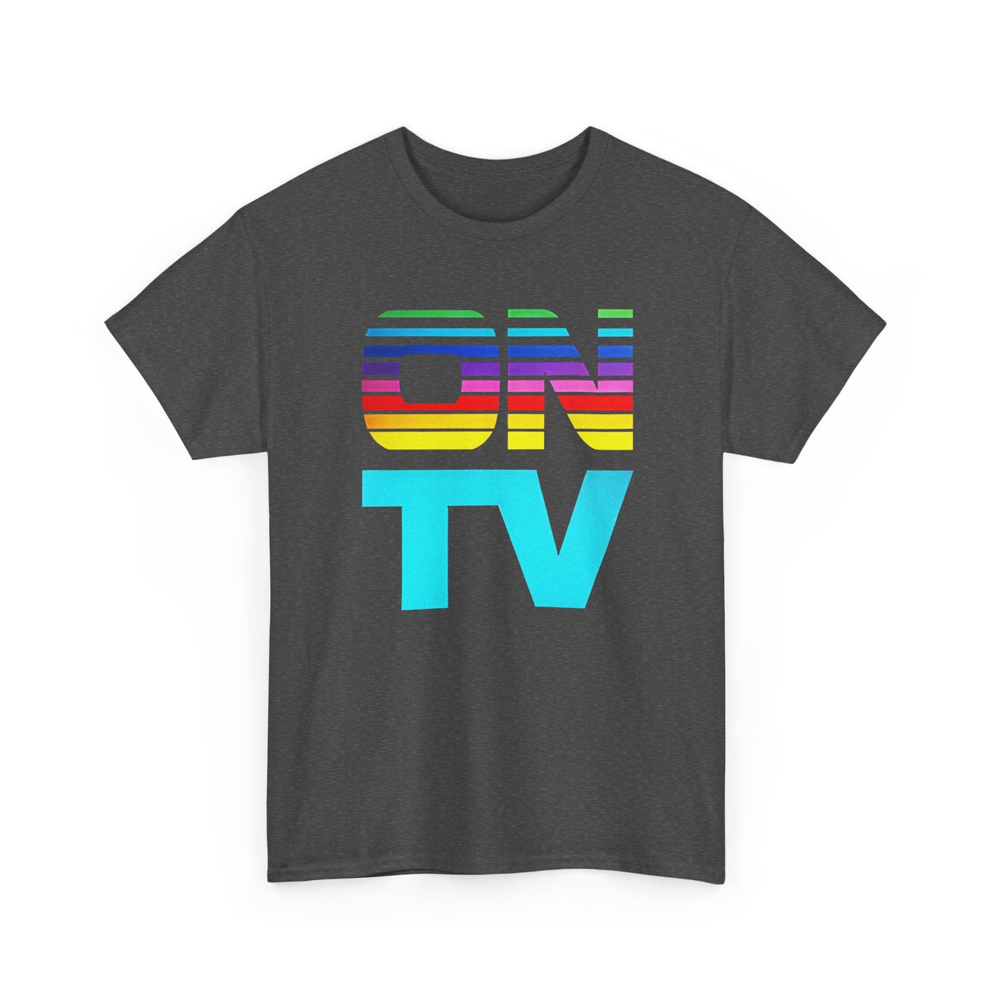 1970s vintage on tv subscription service logo custom edit tshirt