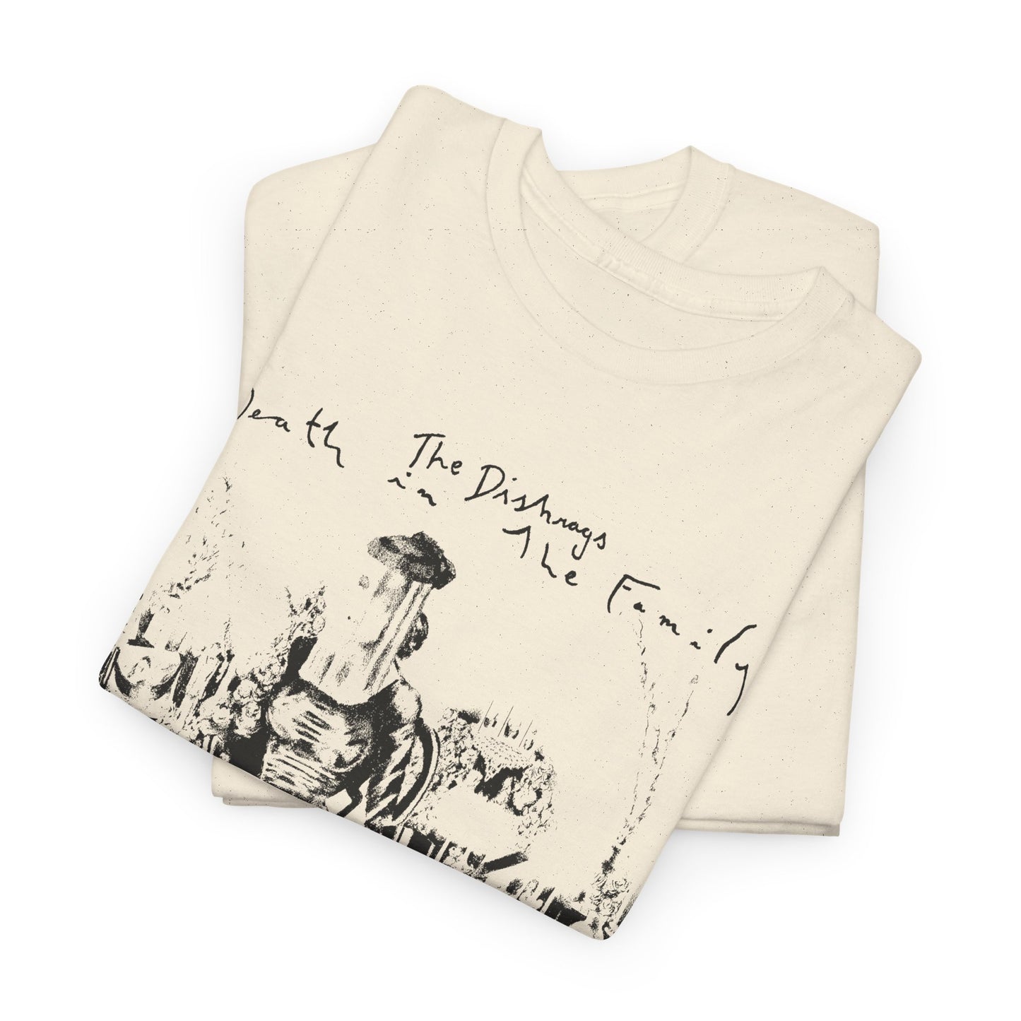 1980 album death in the family by the dishrags punk band stretched graphic tshirt