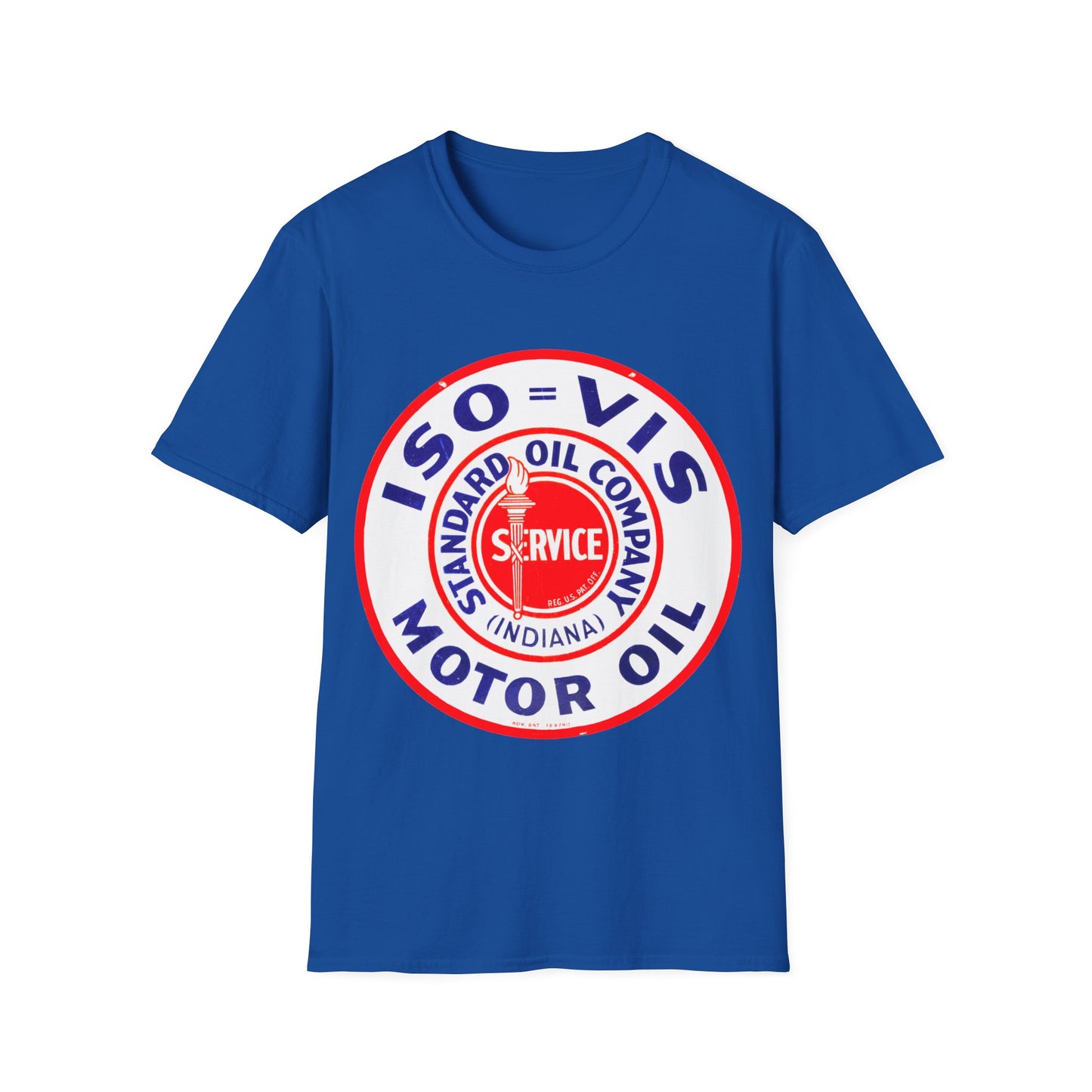 standard oil company motor oil logo tshirt