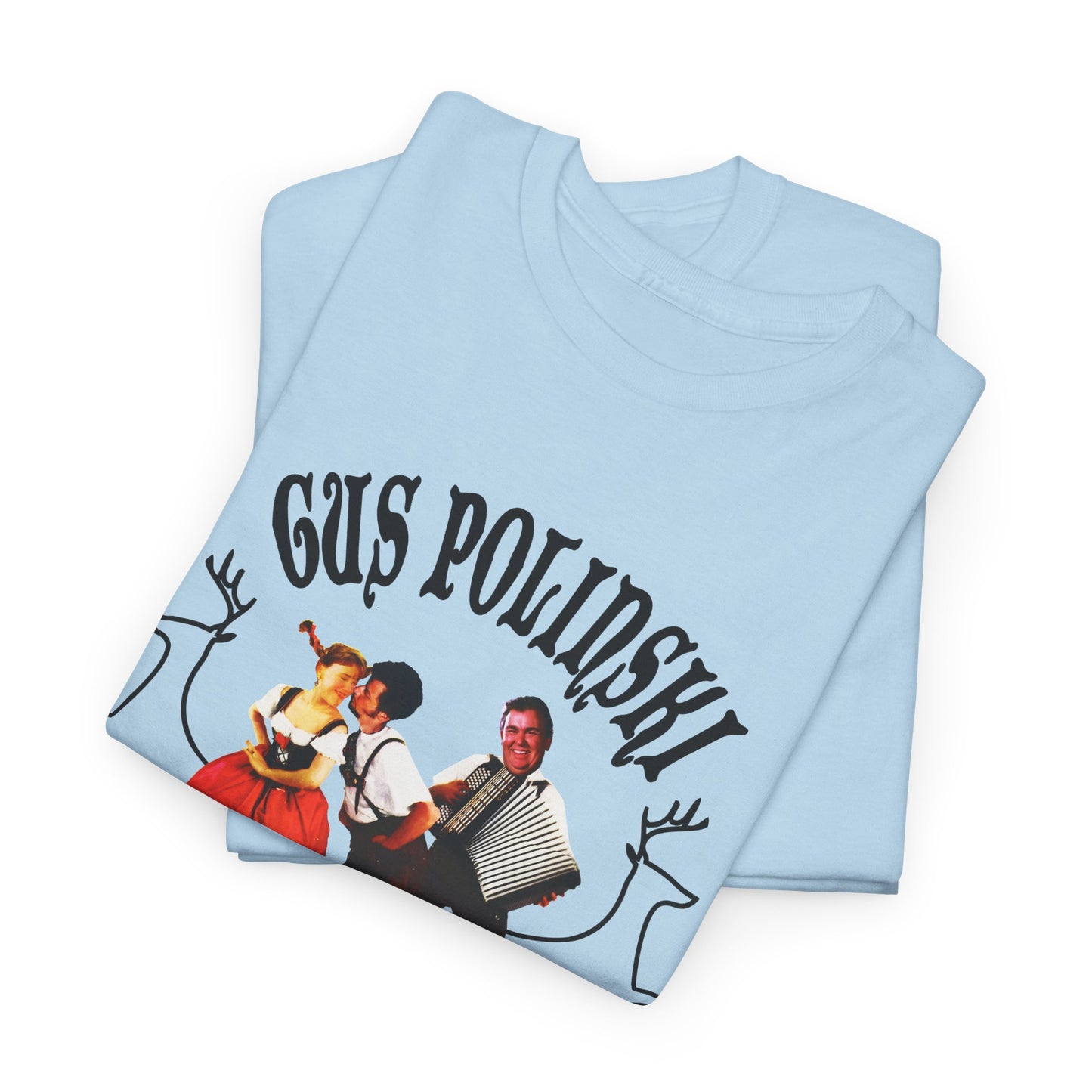 home alone gus polinski (john candy) poker king of the midwest parody album cover for kiss me polka tshirt