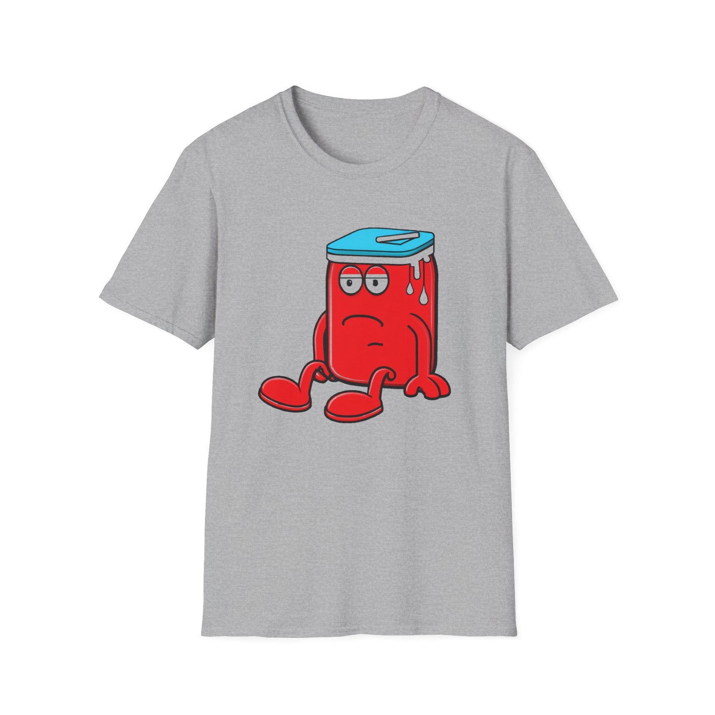 sad wanna be kool aid man juice guy tshirt