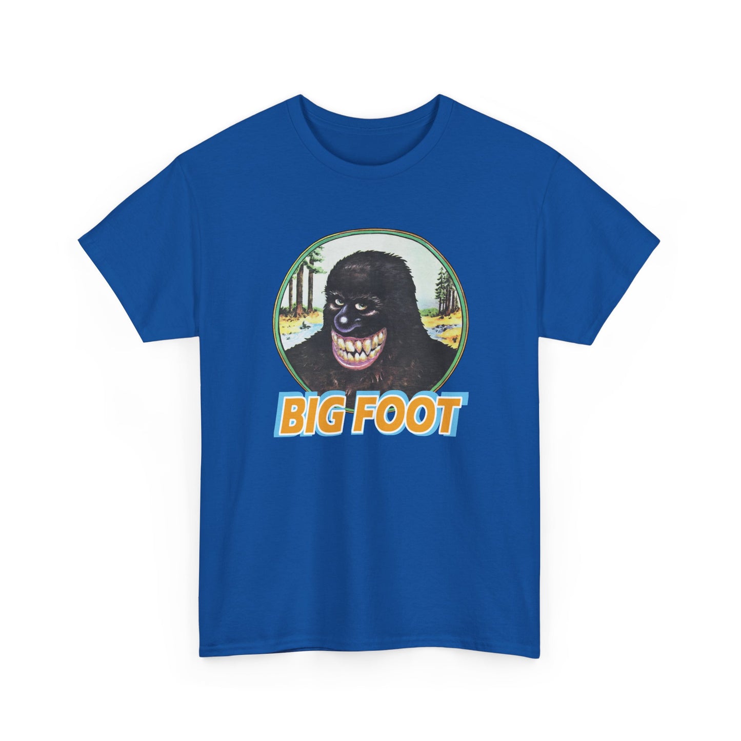 1970s bigfoot vintage graphic custom reproduction tshirt