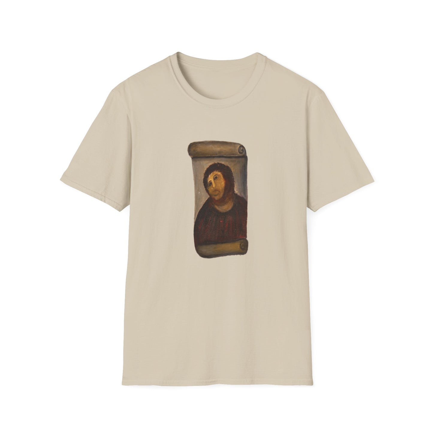 ecce homo botched restoration tshirt behold the monkey tshirt