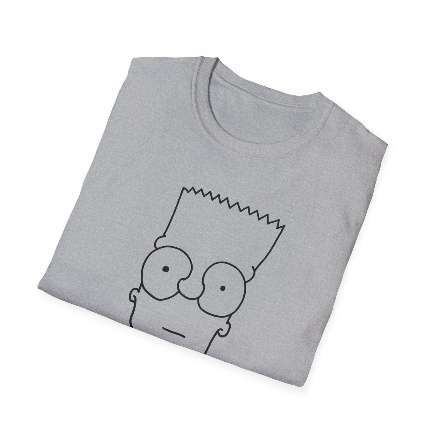 bart simpson who the hell are you original drawing tshirt