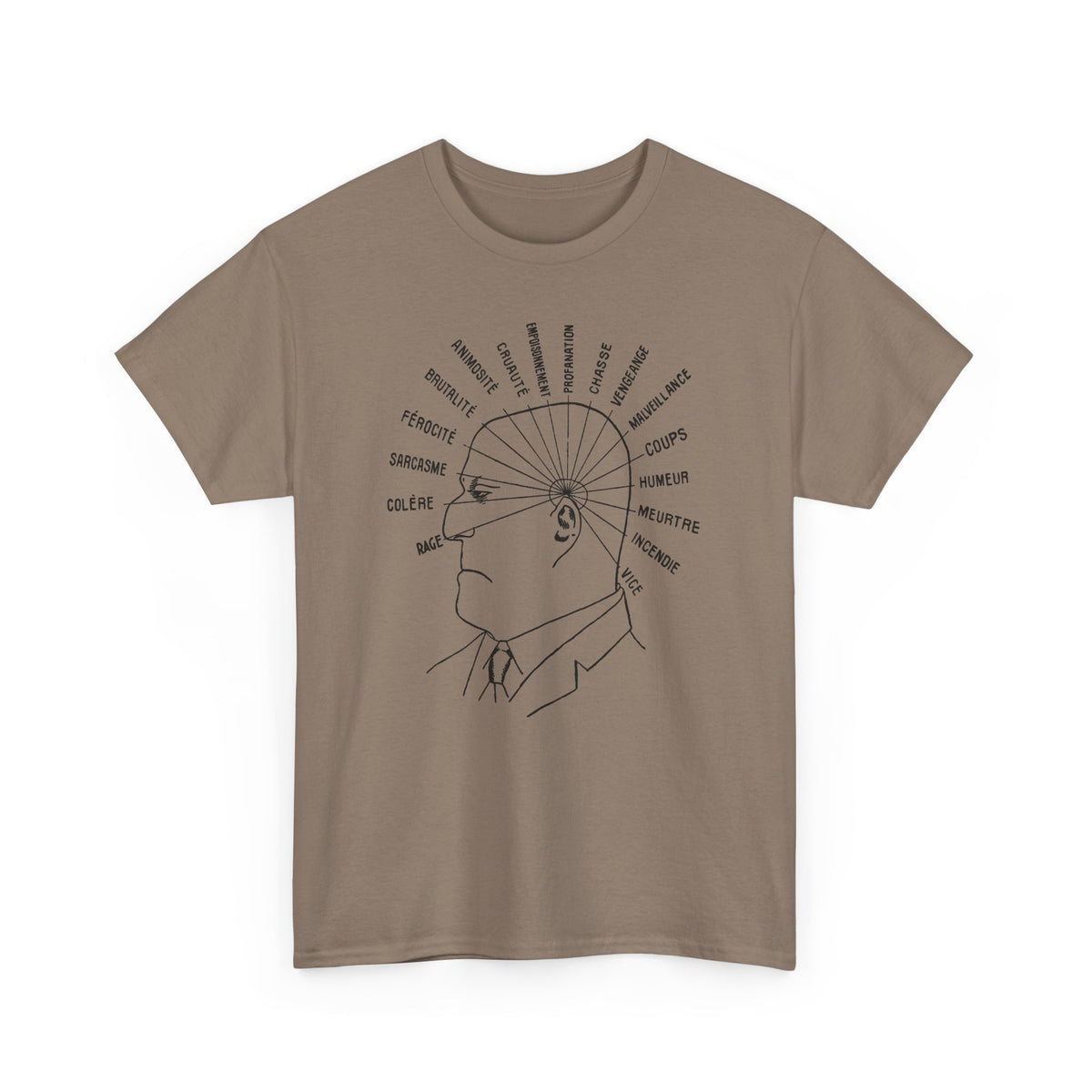 1902 vaught's practical character reader illustration the dangerous traits tshirt