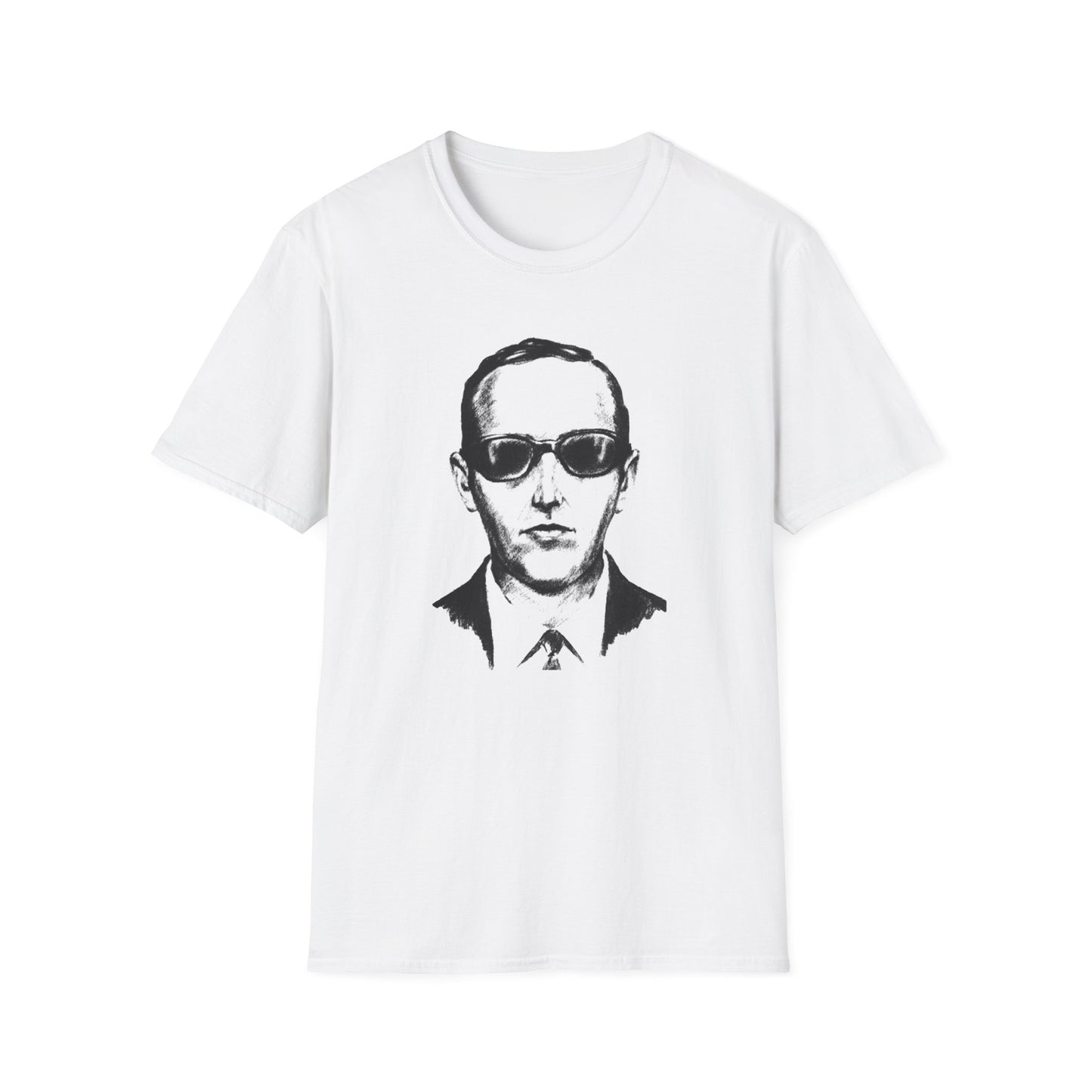d.b. cooper fbi sketch tshirt