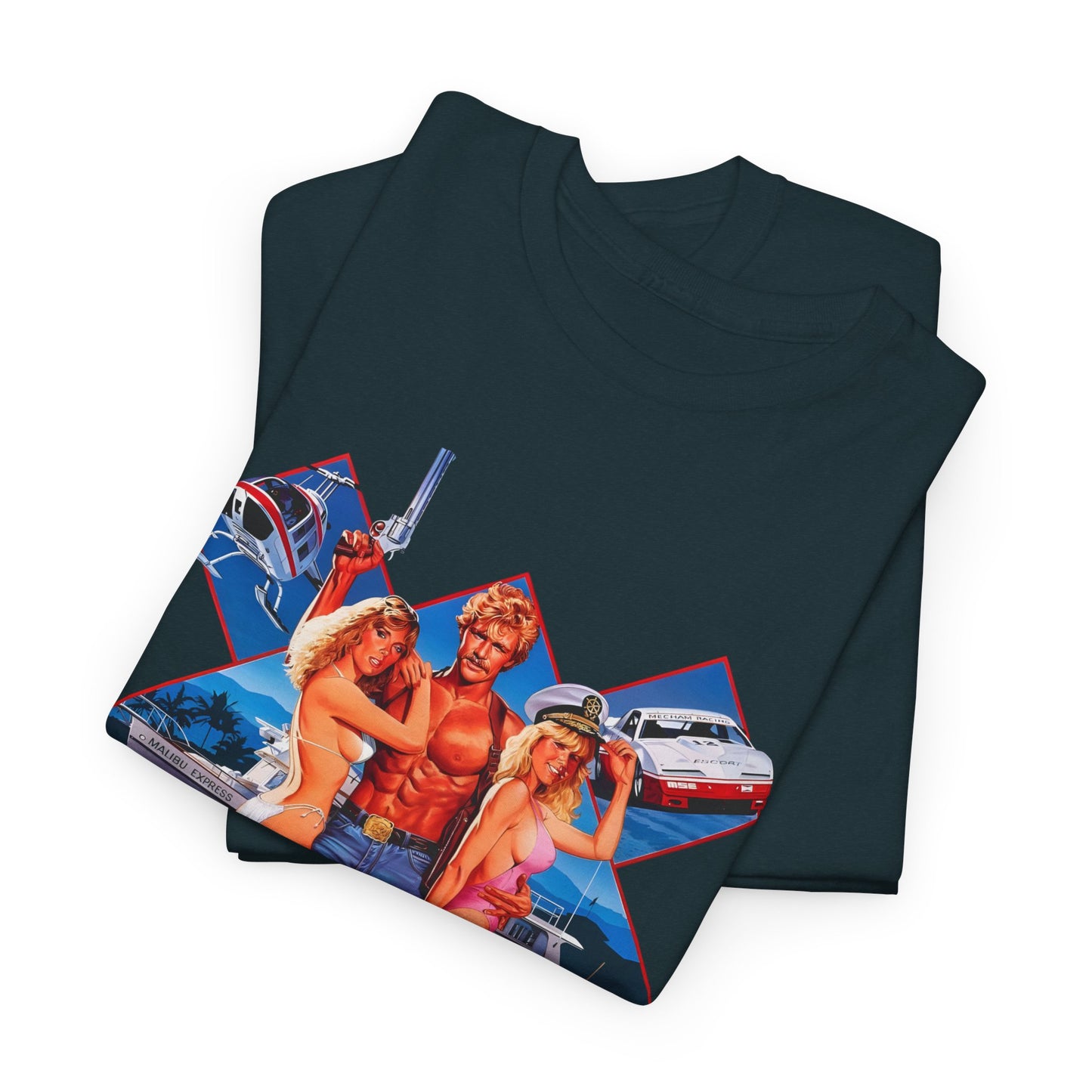 1985 malibu express movie poster tshirt