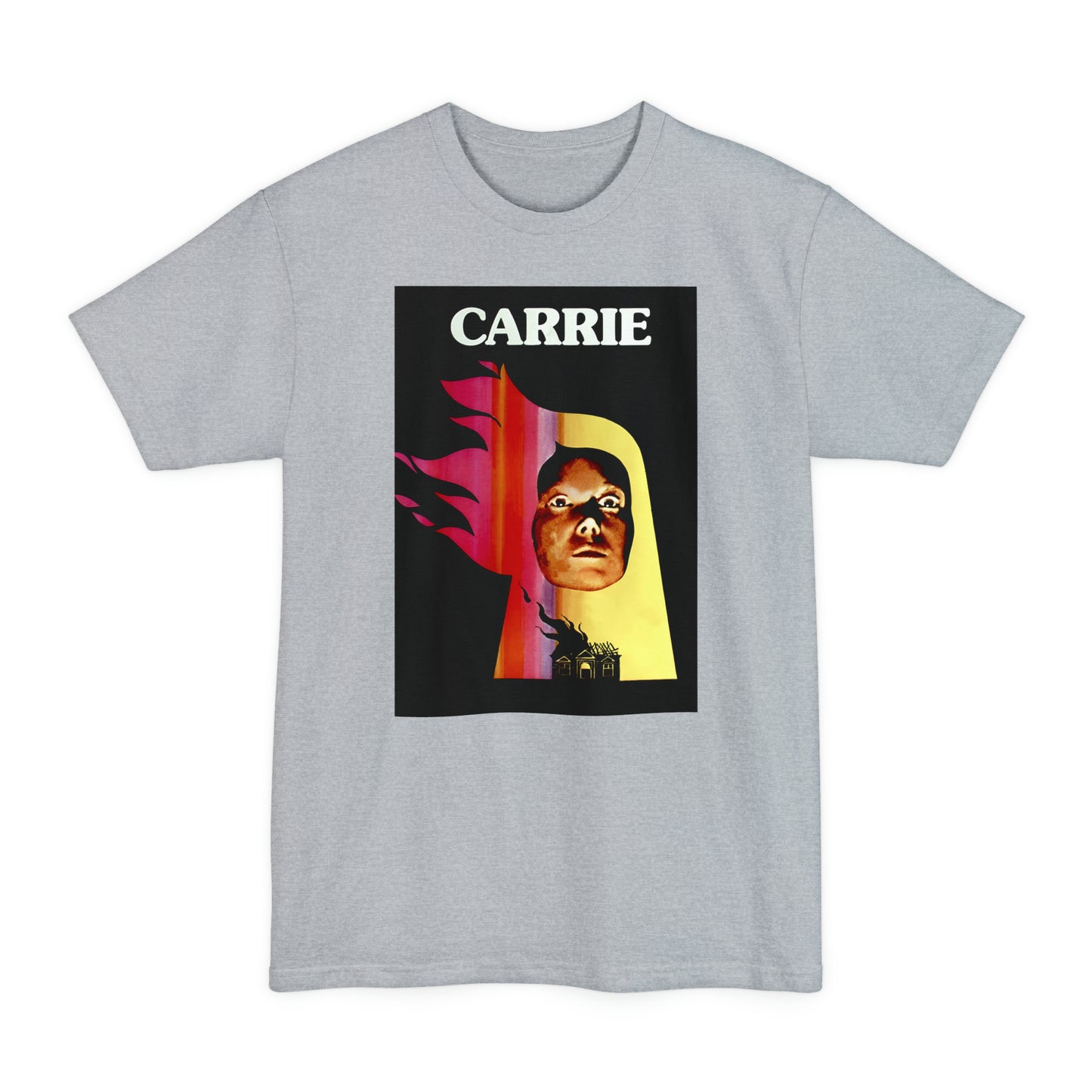 oversized 1976 spanish movie poster for carrie unisex tall beefy tshirt