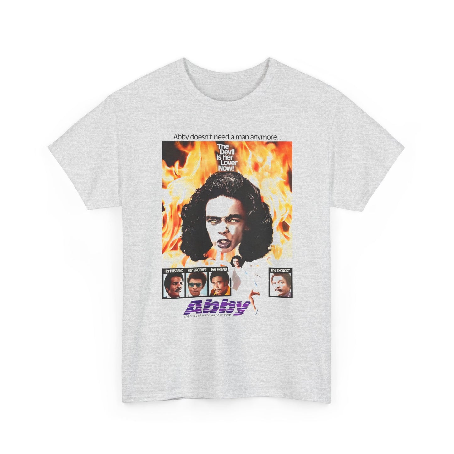 1974 abby movie poster edit tshirt