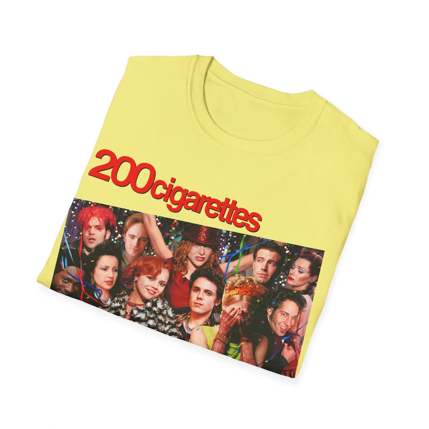 1999 movie poster tshirt 200 cigarettes