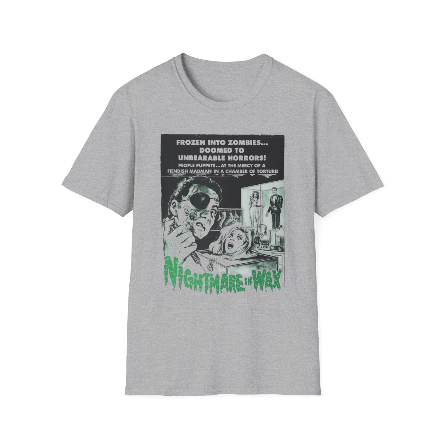 1969 movie poster tshirt nightmare in wax