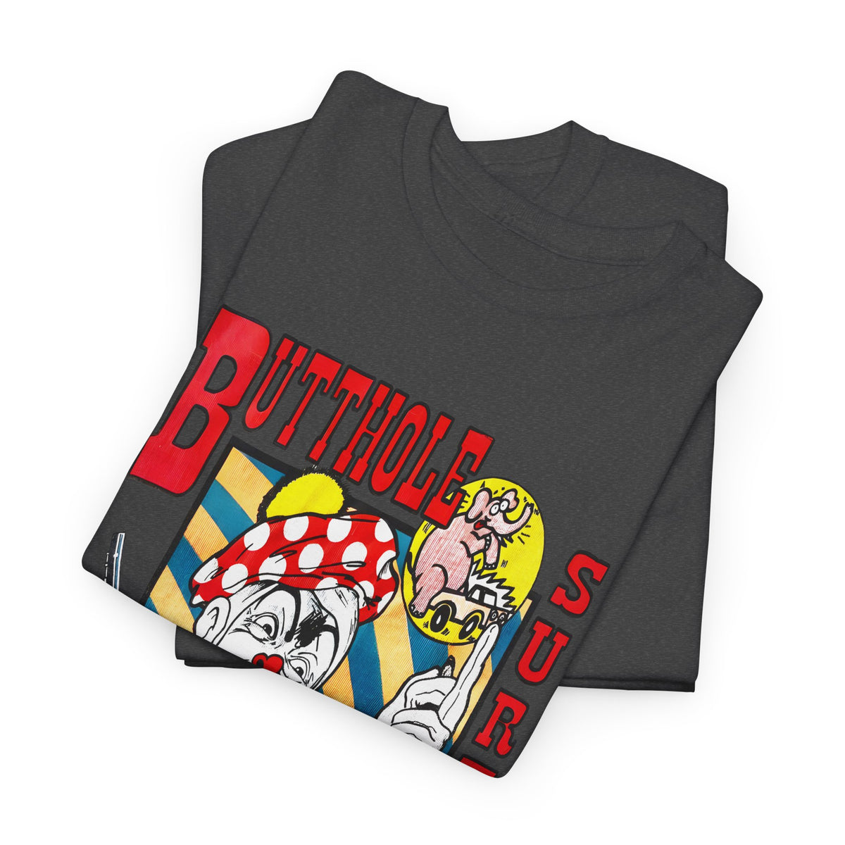 vintage butthole surfers kozik art stretched reproduction tshirt