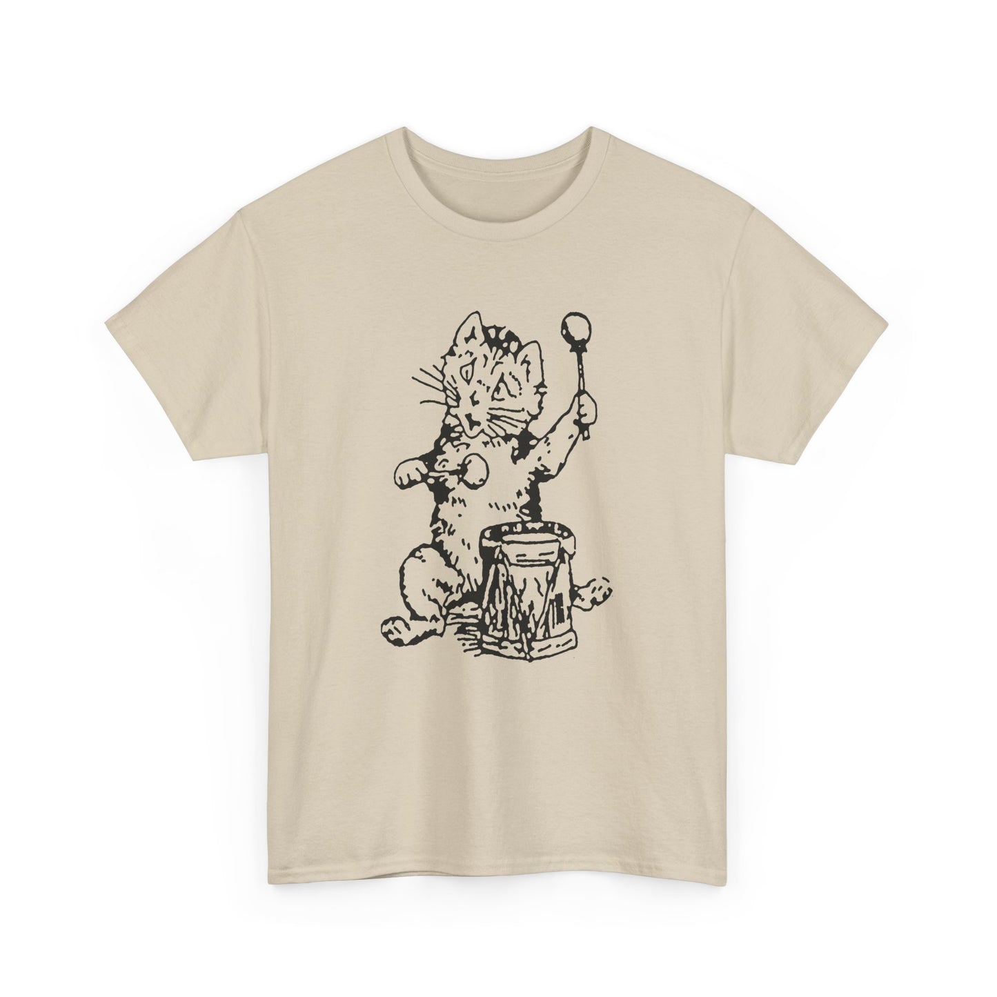 1979 scottish post punk record label postcard records cat and drum reproduction tshirt