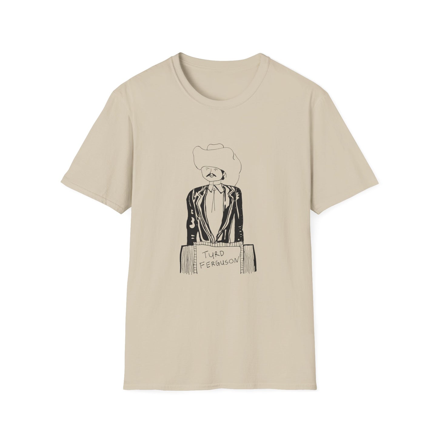 original drawing norm macdonald as turd ferguson on snl fan art tshirt