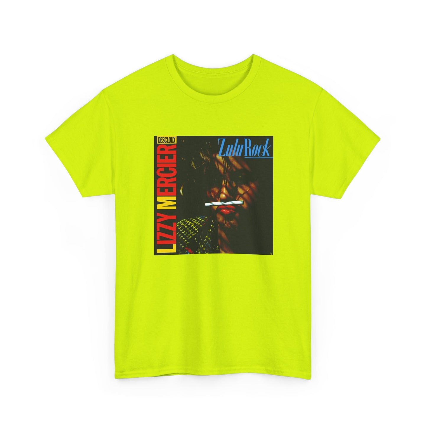 lizzy mercier descloux 1984 zulu rock album cover tshirt
