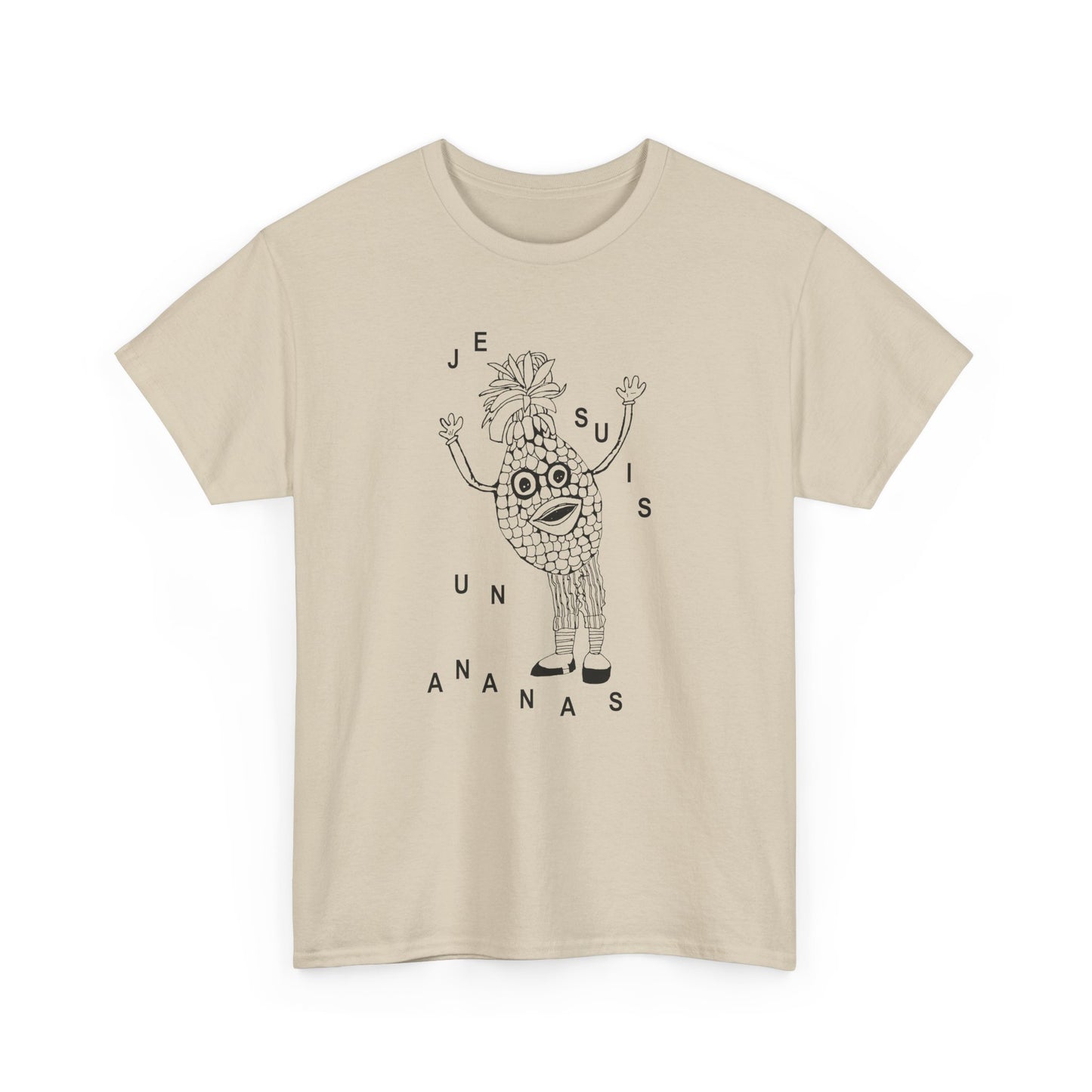 original sketch je suis un ananas téléfrançais! (i am a pineapple) tshirt