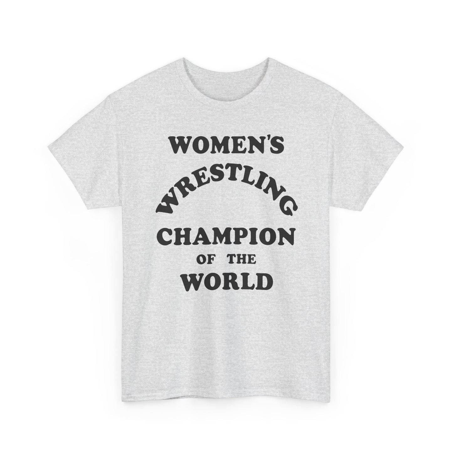 women's wrestling champion of the world as worn by andy kaufman tshirt