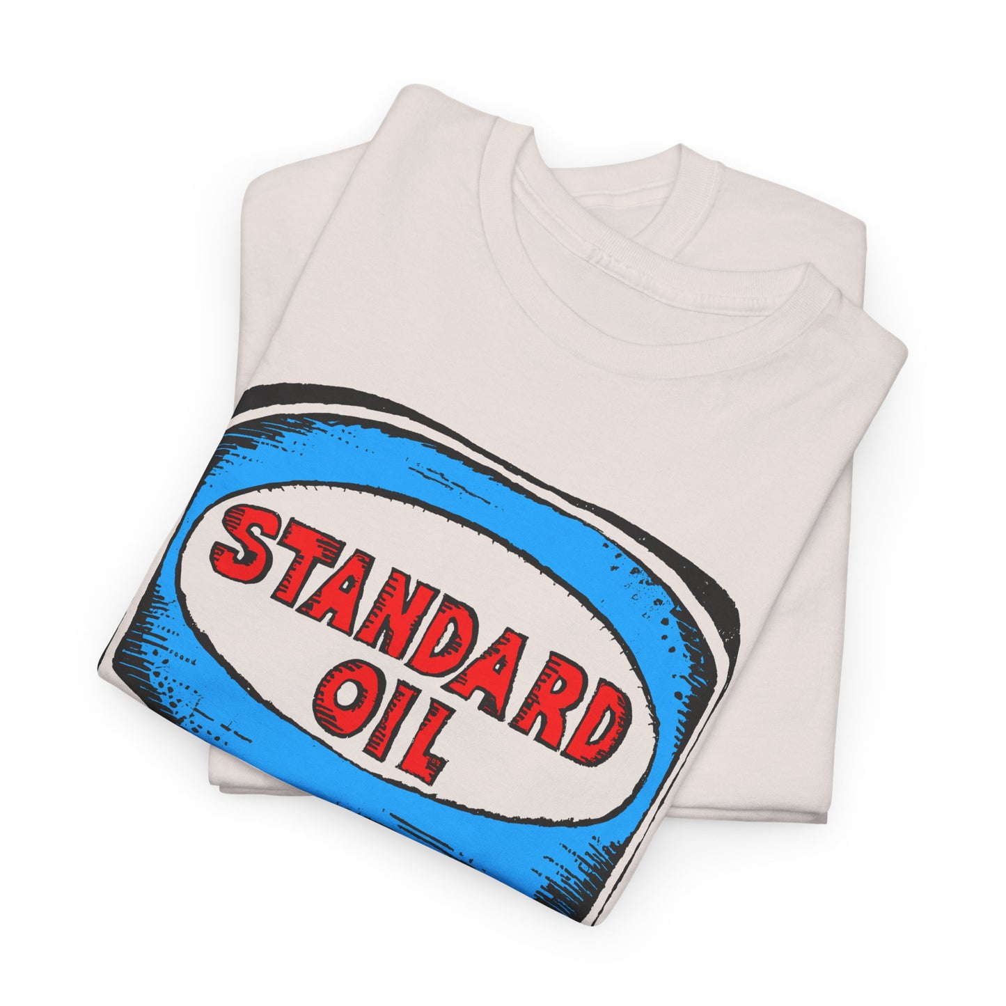 1970s standard oil gives me gas reproduction tshirt