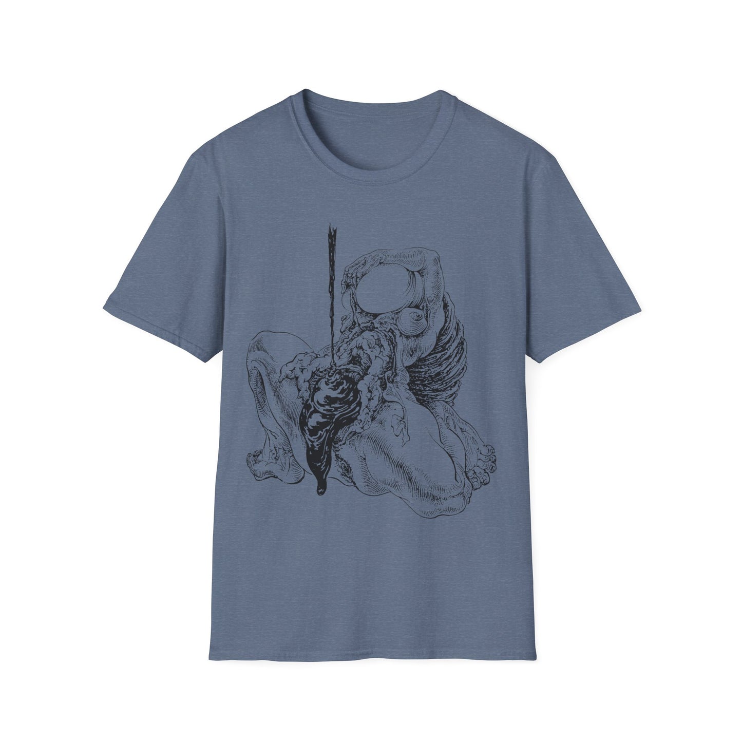 sibylle ruppert drawing from 1975 german avant garde journal tshirt