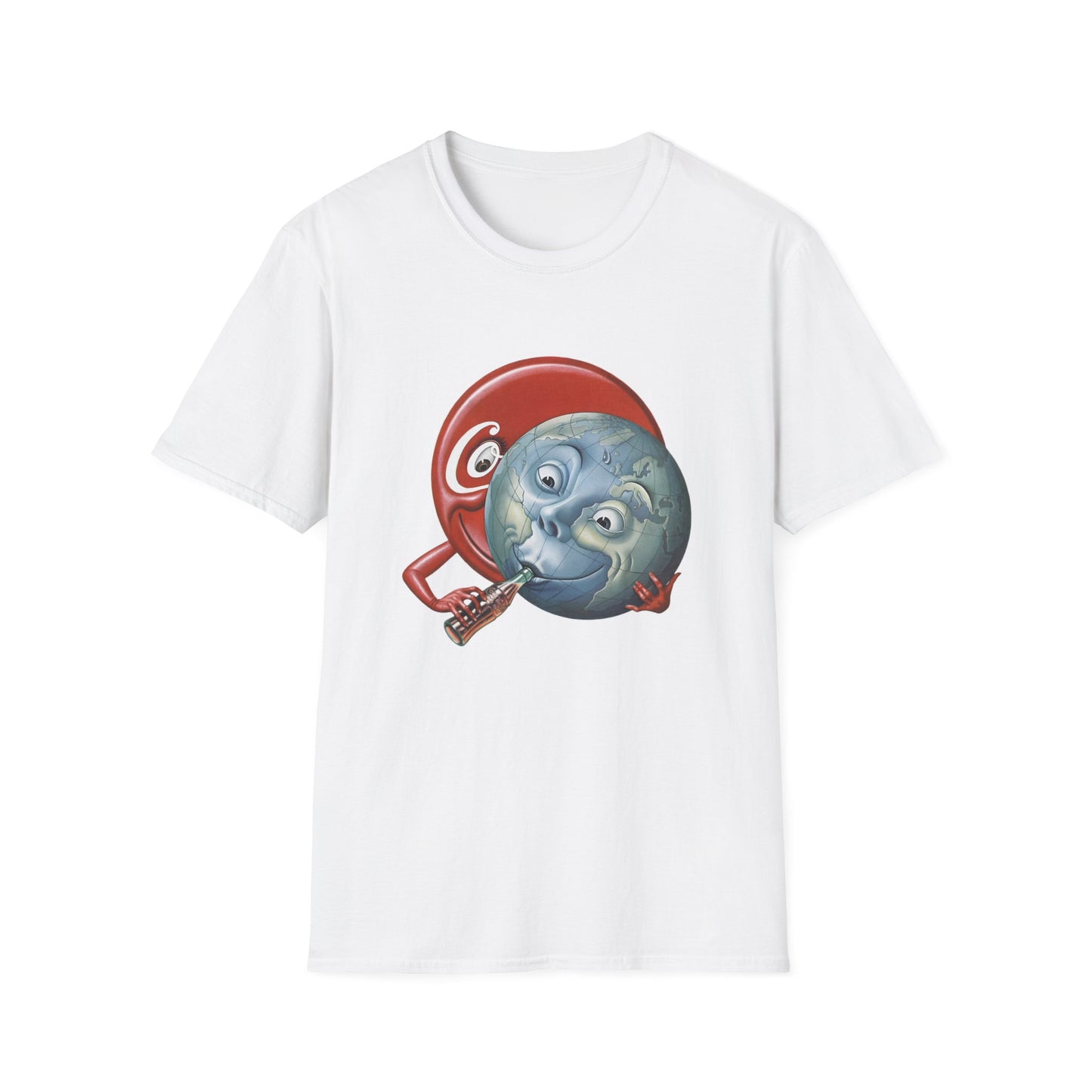 1950 world and friend coke suckling the earth by boris artzybasheff tshirt