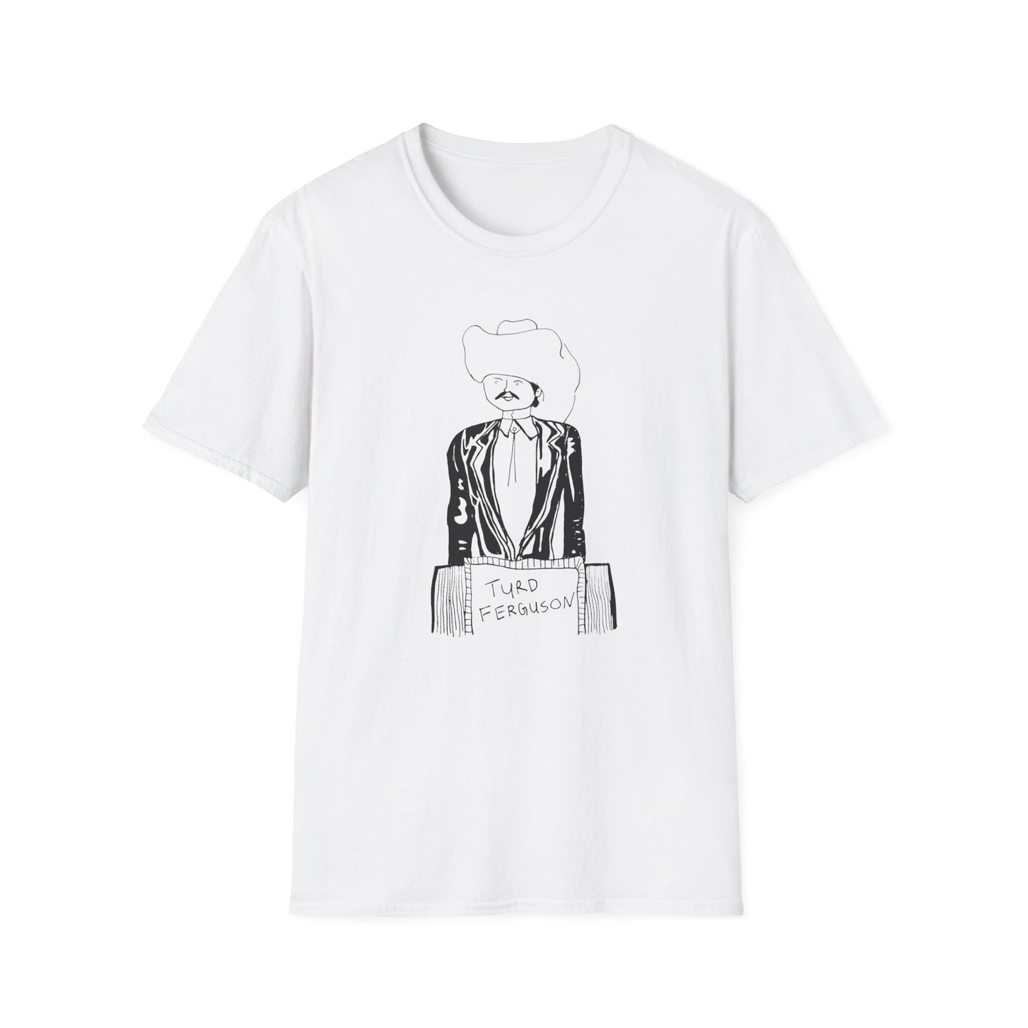 original drawing norm macdonald as turd ferguson on snl fan art tshirt