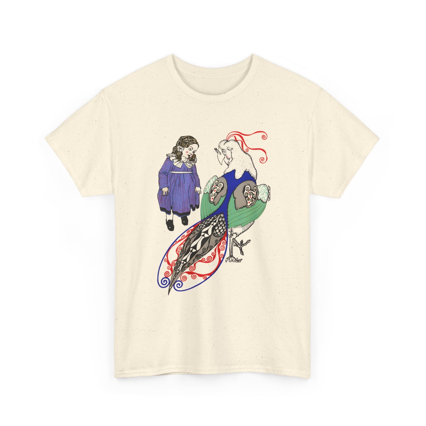 1911 josef von diveky tha magic bird (der wundervogel) color lithograph reproduction tshirt