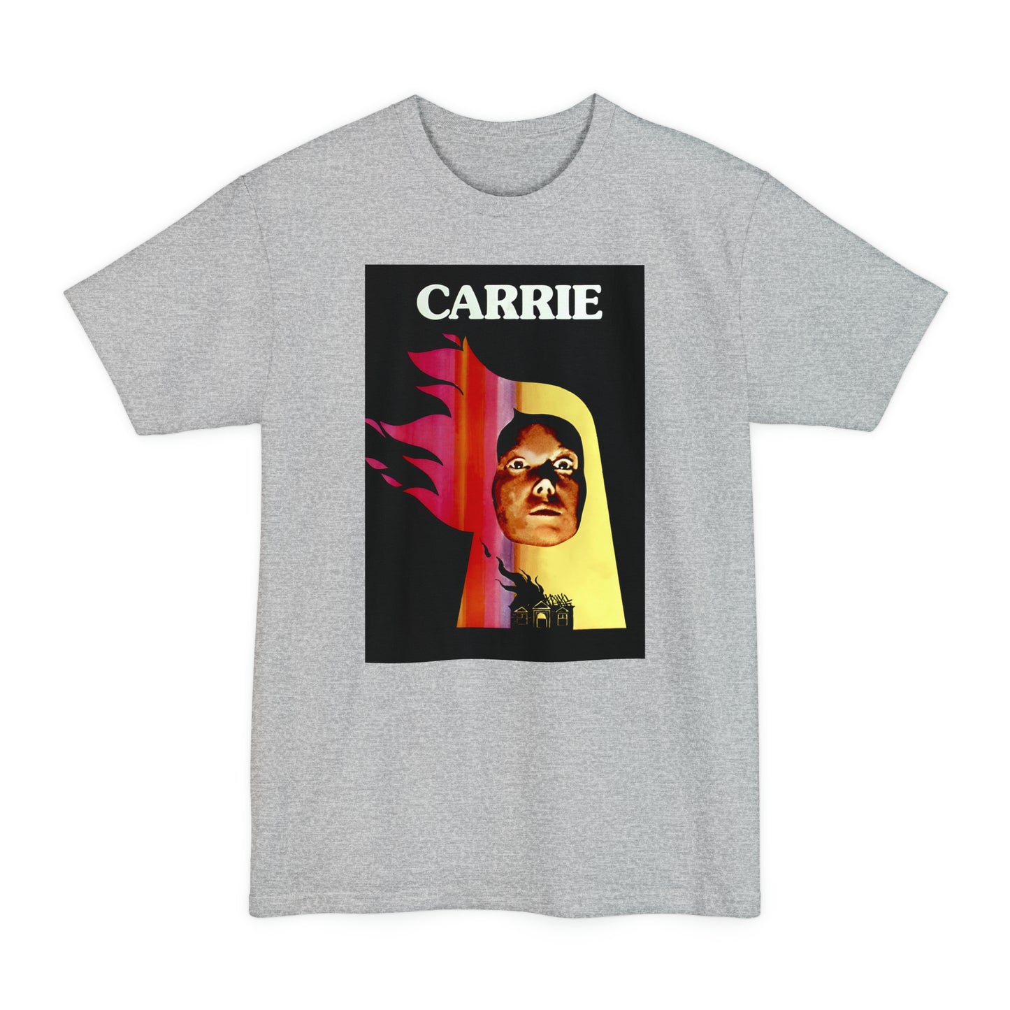 oversized 1976 spanish movie poster for carrie unisex tall beefy tshirt