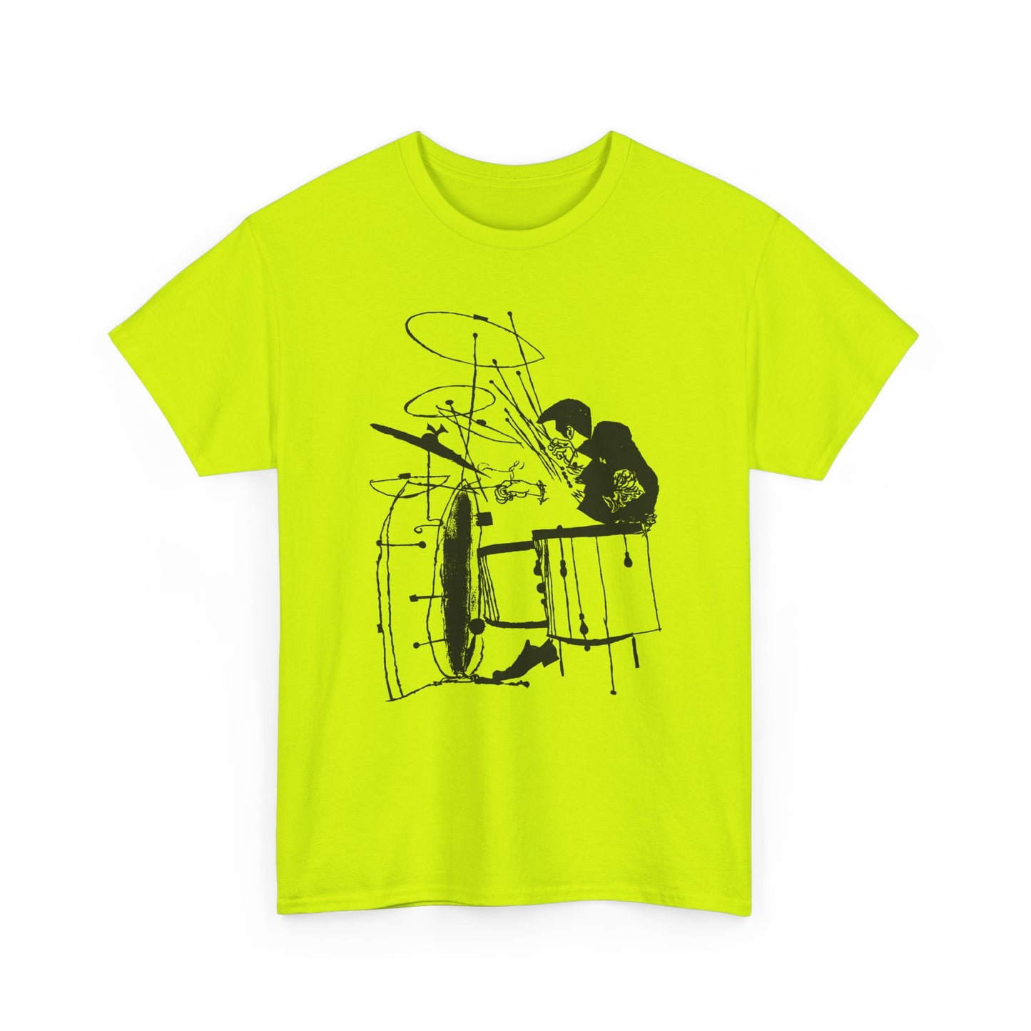 vintage illustration of the drummer buddy rich reproduction tshirt