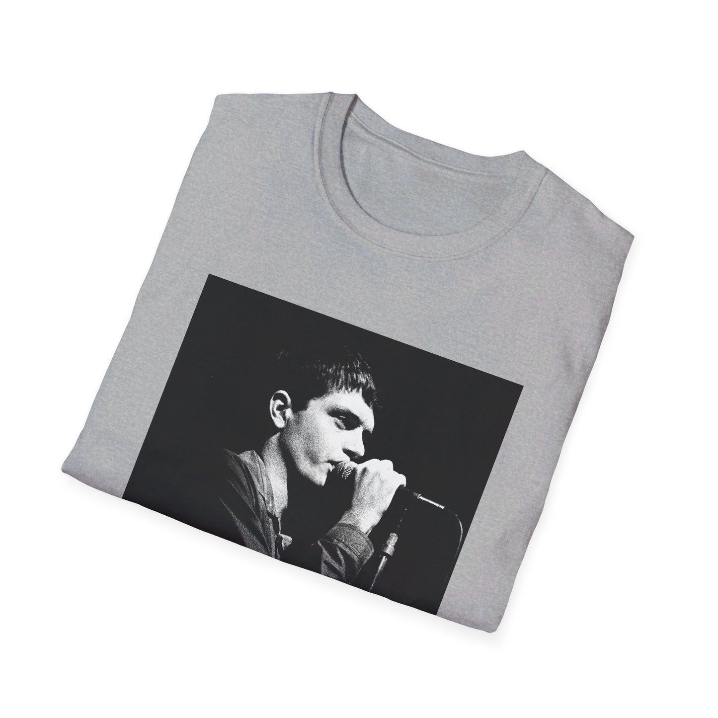 ian curtis singing 2 joy division tshirt