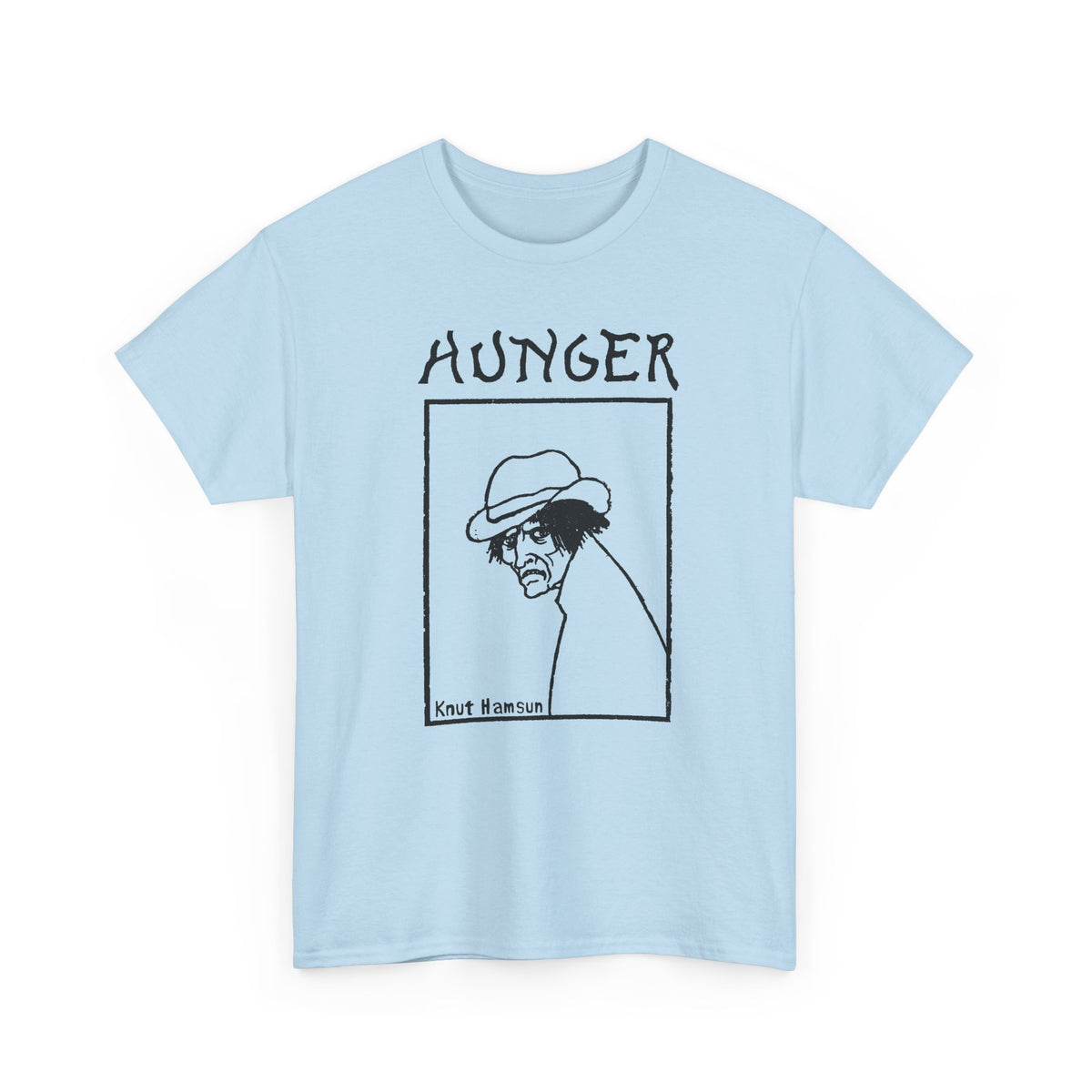 1890 hunger by knut hamsun book cover tshirt