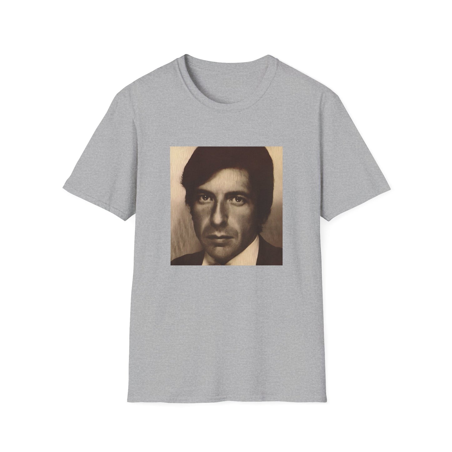 songs of leonard cohen 1968 album no lettering tshirt