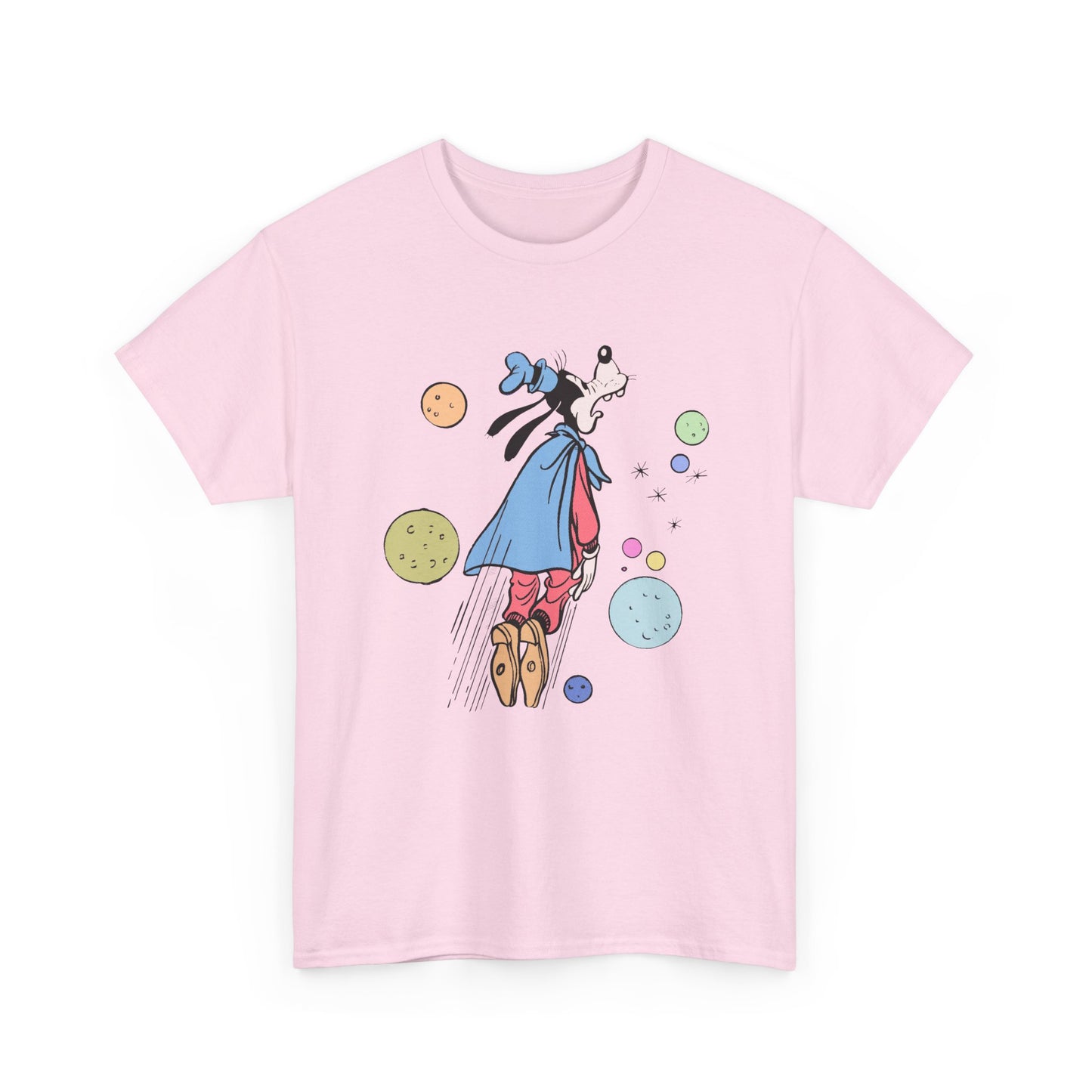dog in space comic tshirt